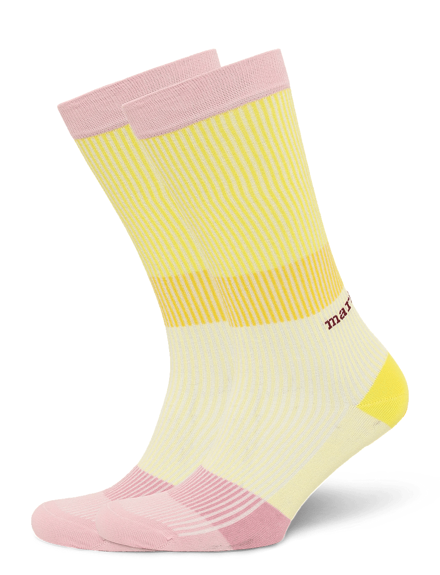 Marimekko - FAKTA HENNIKA - almindelige strømper - yellow, light yellow, rose - 0
