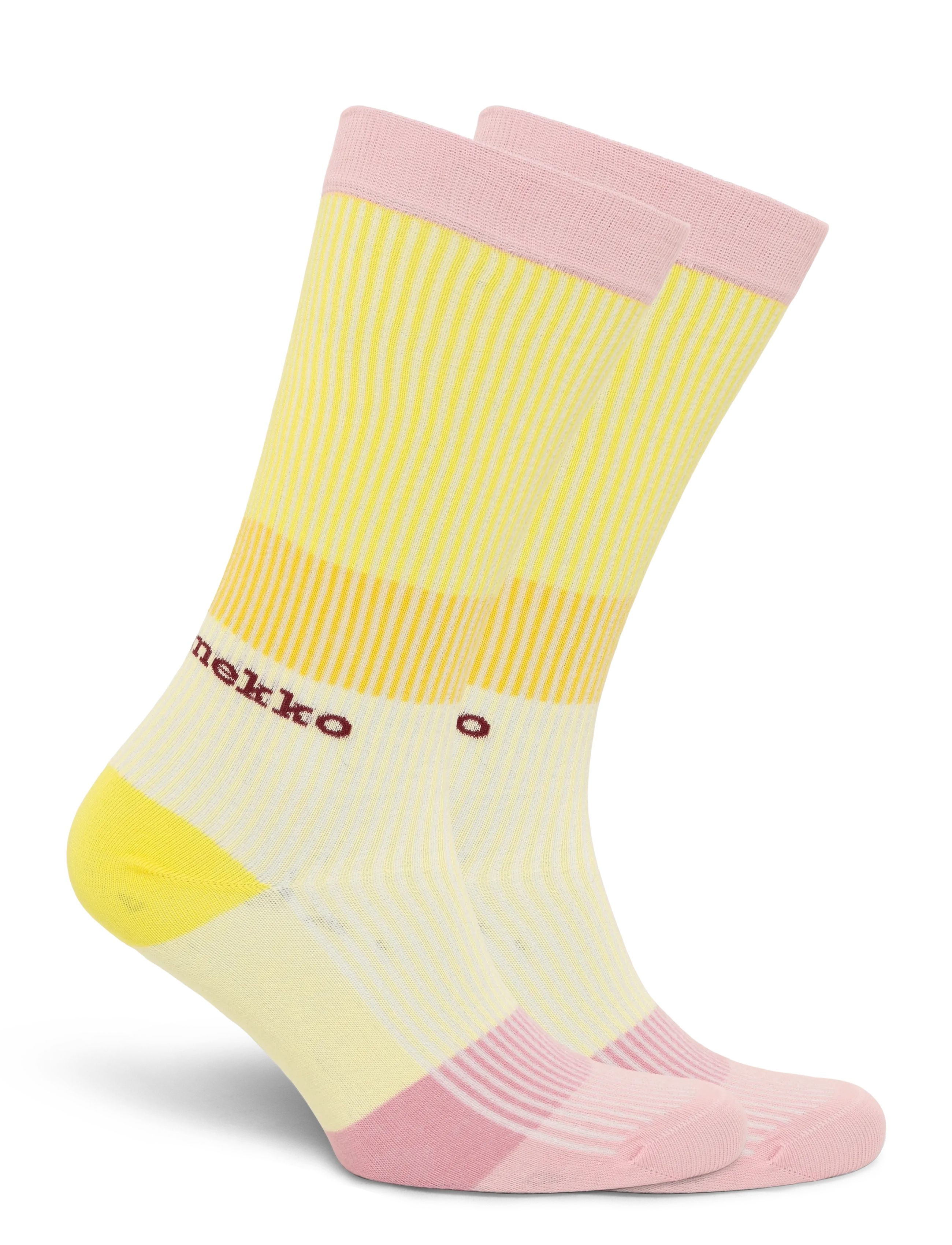 Marimekko - FAKTA HENNIKA - almindelige strømper - yellow, light yellow, rose - 1