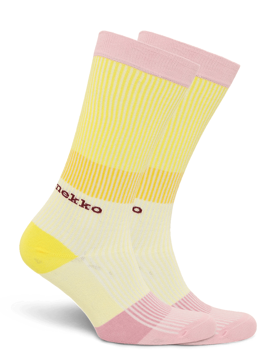Marimekko - FAKTA HENNIKA - almindelige strømper - yellow, light yellow, rose - 1