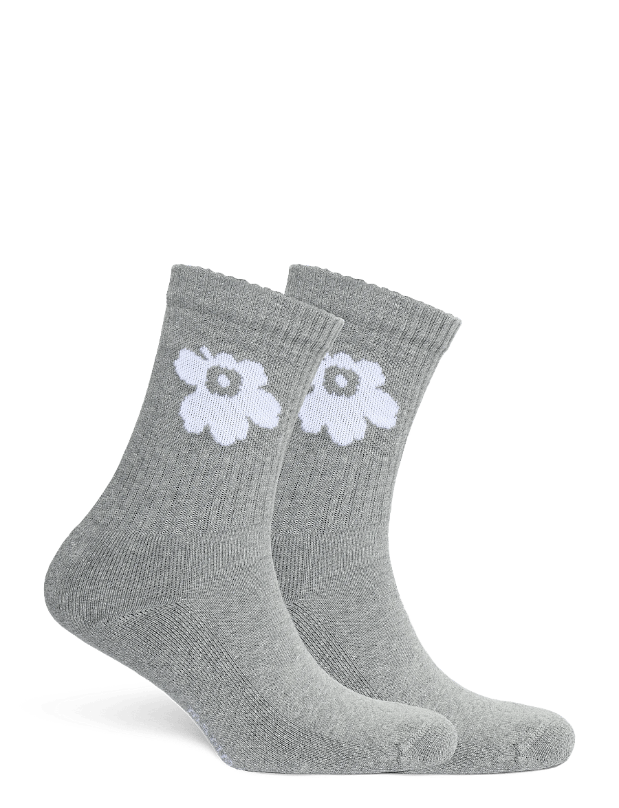 Marimekko - PUIKEA UNIKKO - almindelige strømper - grey, off white - 1