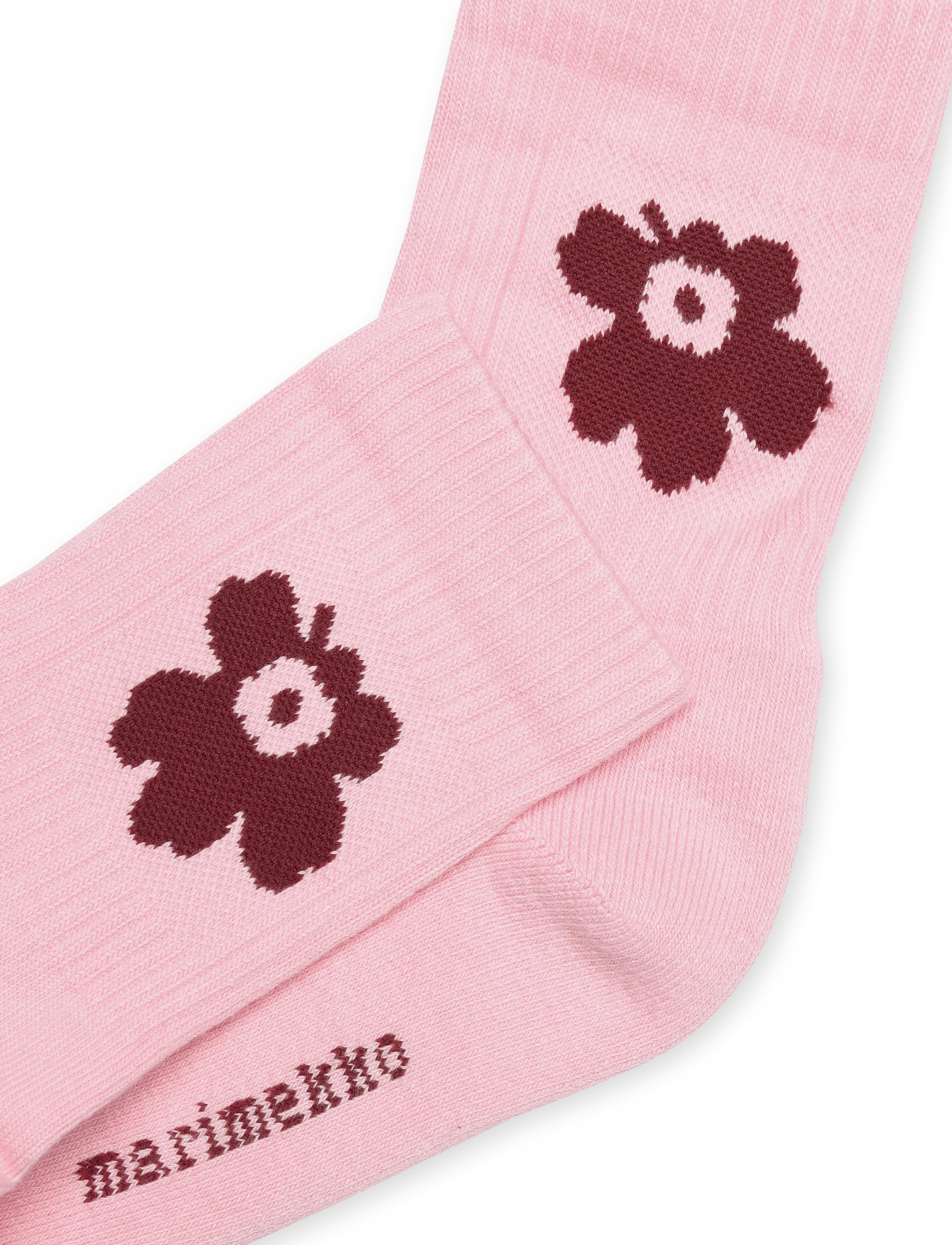 Marimekko - PUIKEA UNIKKO - almindelige strømper - rose, wine red - 2
