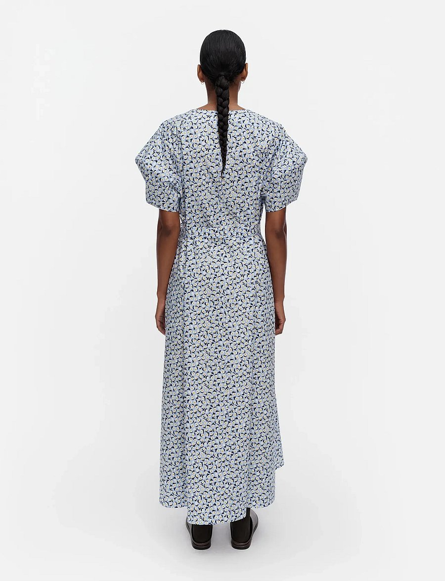 Marimekko - TAIVUT PIKKU VIKURI - suvekleidid - light blue, off white, yellow - 4