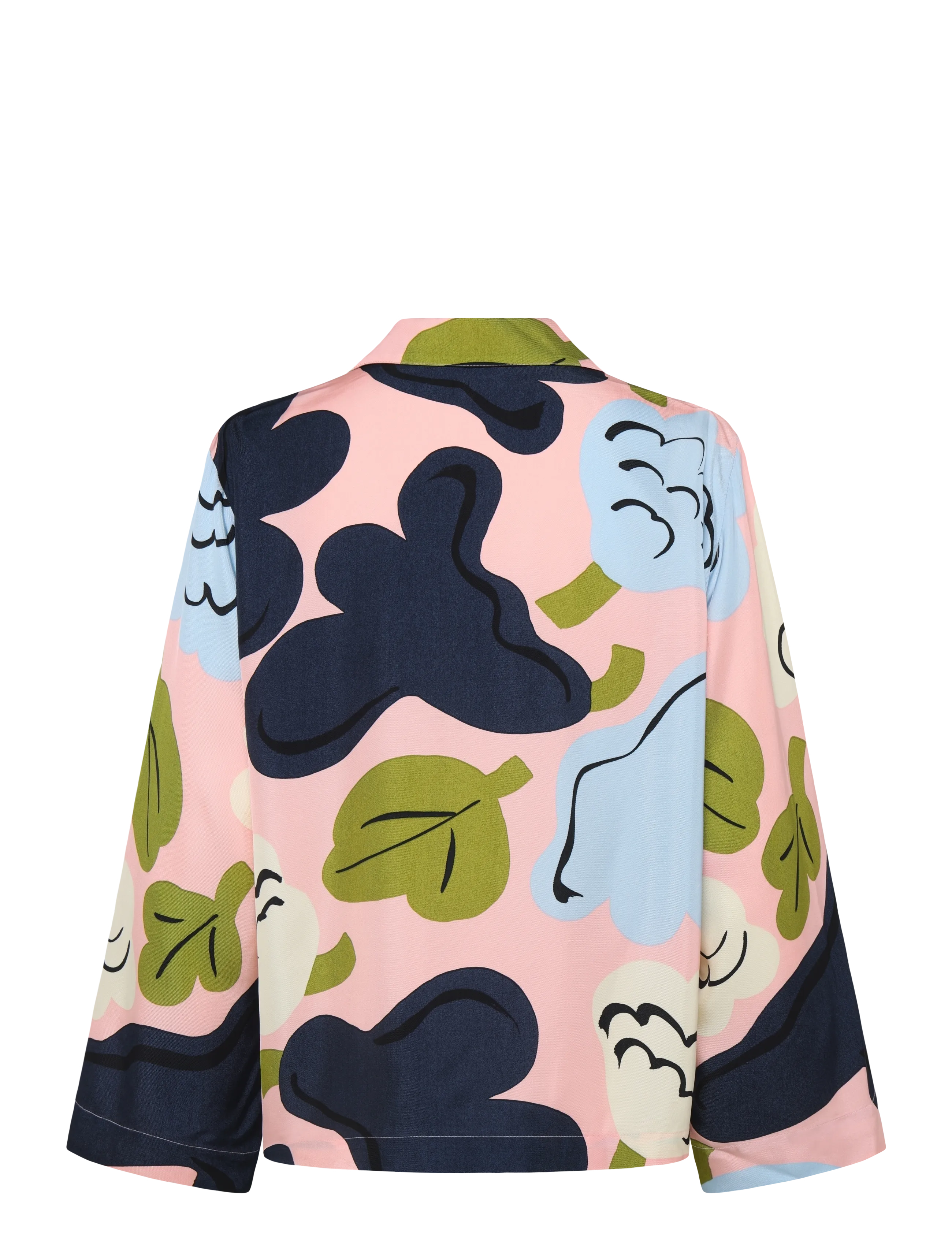 Marimekko - VIIVOITUS KUKASTA KUKKAAN - lt. pink, dk. blue, lt. blue - 2