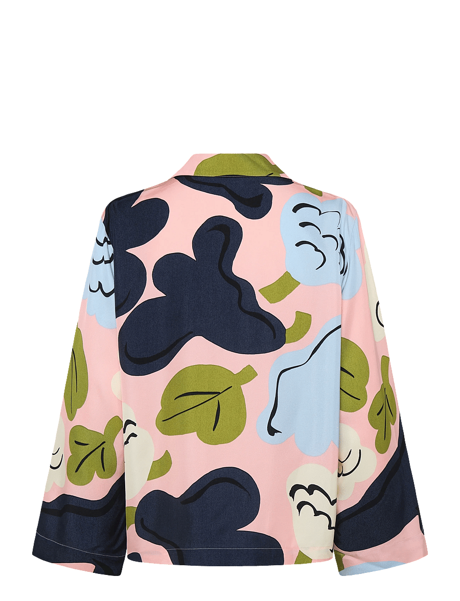 Marimekko - VIIVOITUS KUKASTA KUKKAAN - pikkade varrukatega särgid - lt. pink, dk. blue, lt. blue - 2