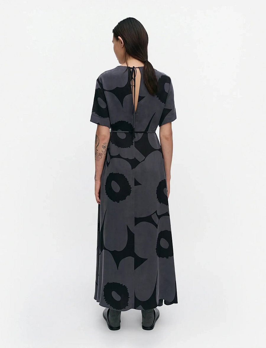 Marimekko - TAIPALE UNIKKO - kesämekot - bluish grey, black - 4