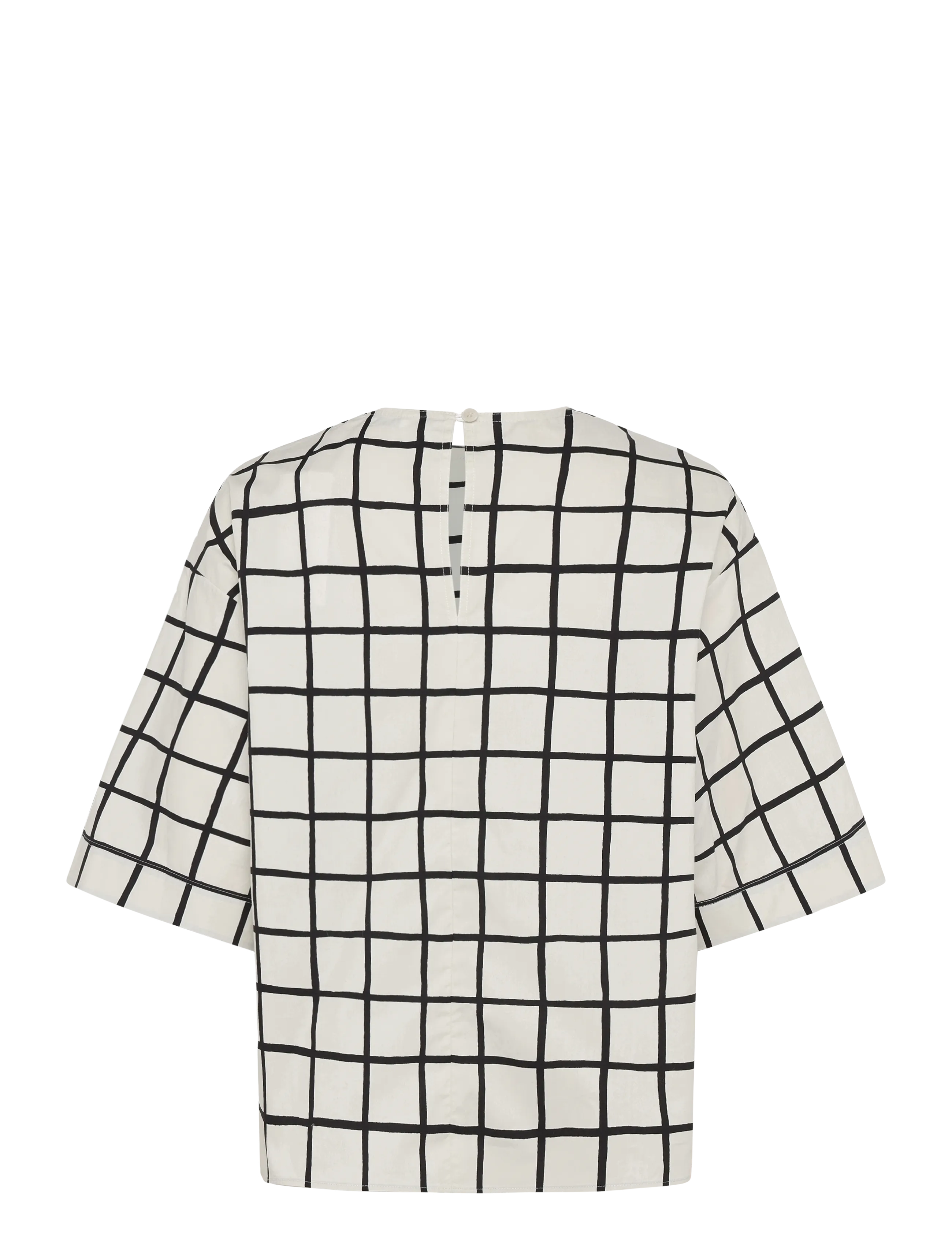 Marimekko - KANSIO ISO RUUTU - off white, black - 2