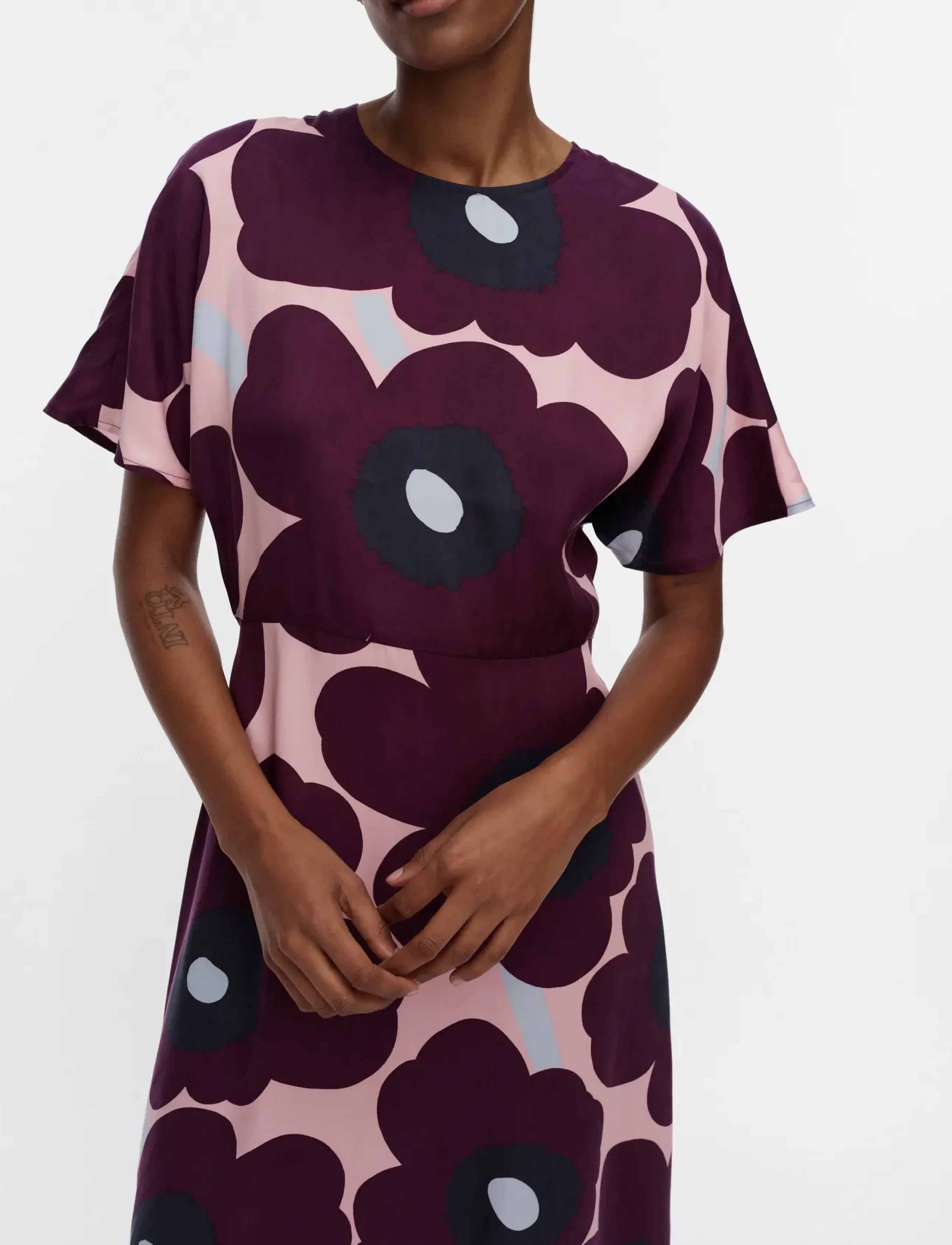 Marimekko - HELEÄ UNIKKO - midi kjoler - dk. purple, lt. pink, lt. blue - 3