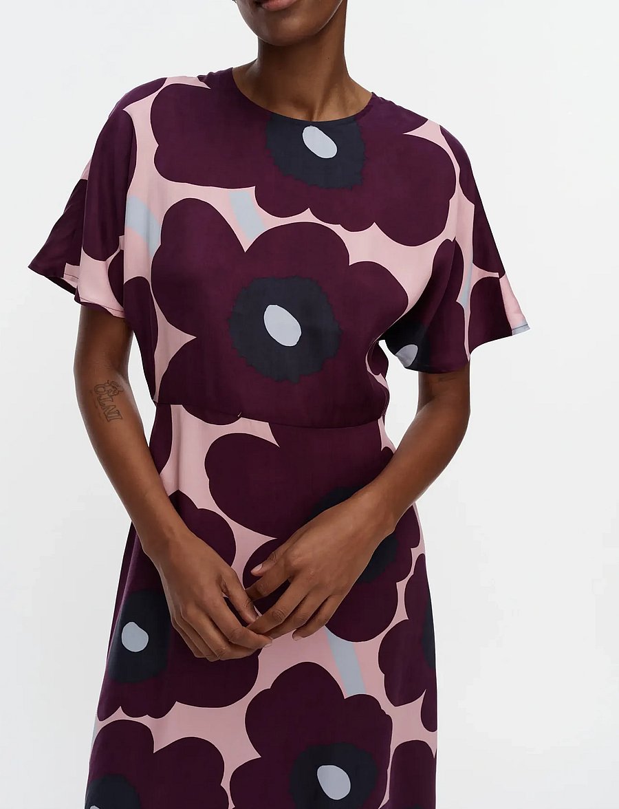 Marimekko - HELEÄ UNIKKO - midi kjoler - dk. purple, lt. pink, lt. blue - 3