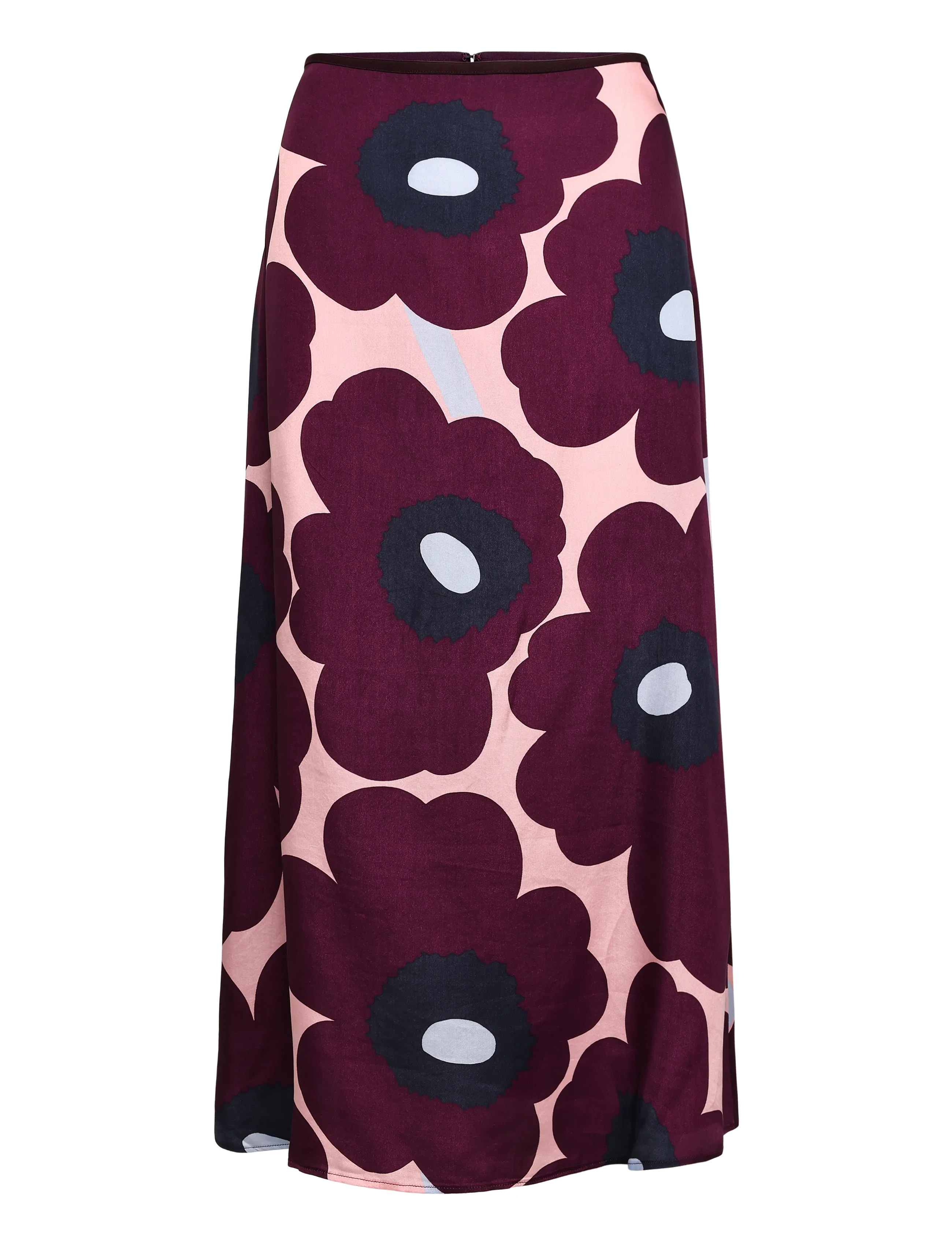 Marimekko EDETÄ UNIKKO - Nederdele - DK. PURPLE, LT. PINK, LT. BLUE / burgundy