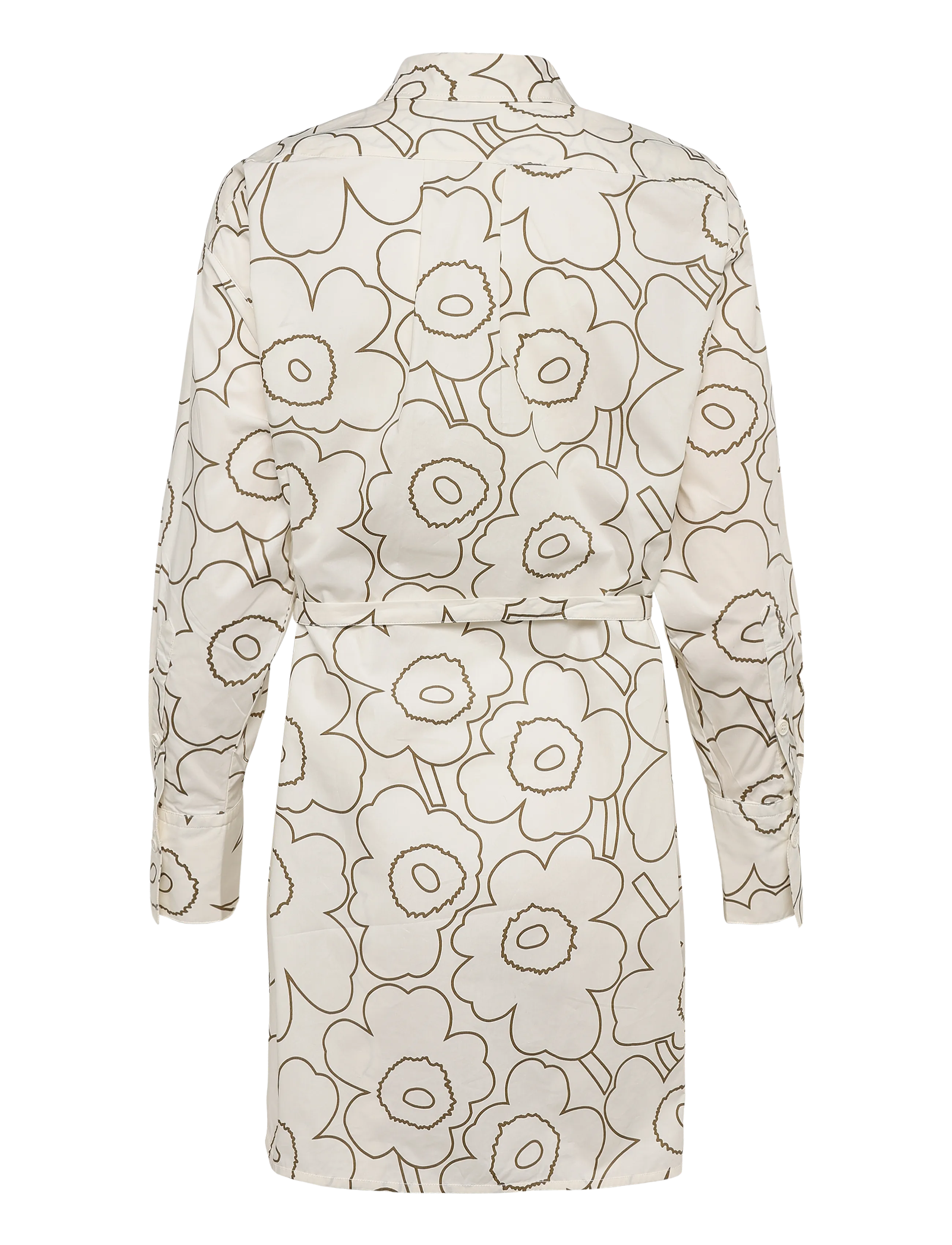 Marimekko - KUVITELMA PIIRTO UNIKKO - off white, olive green - 2