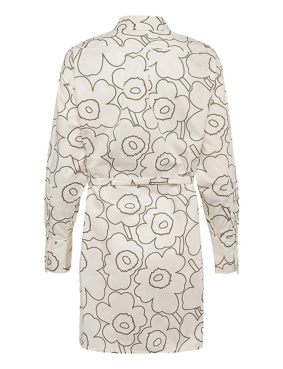 Marimekko - KUVITELMA PIIRTO UNIKKO - off white, olive green - 2