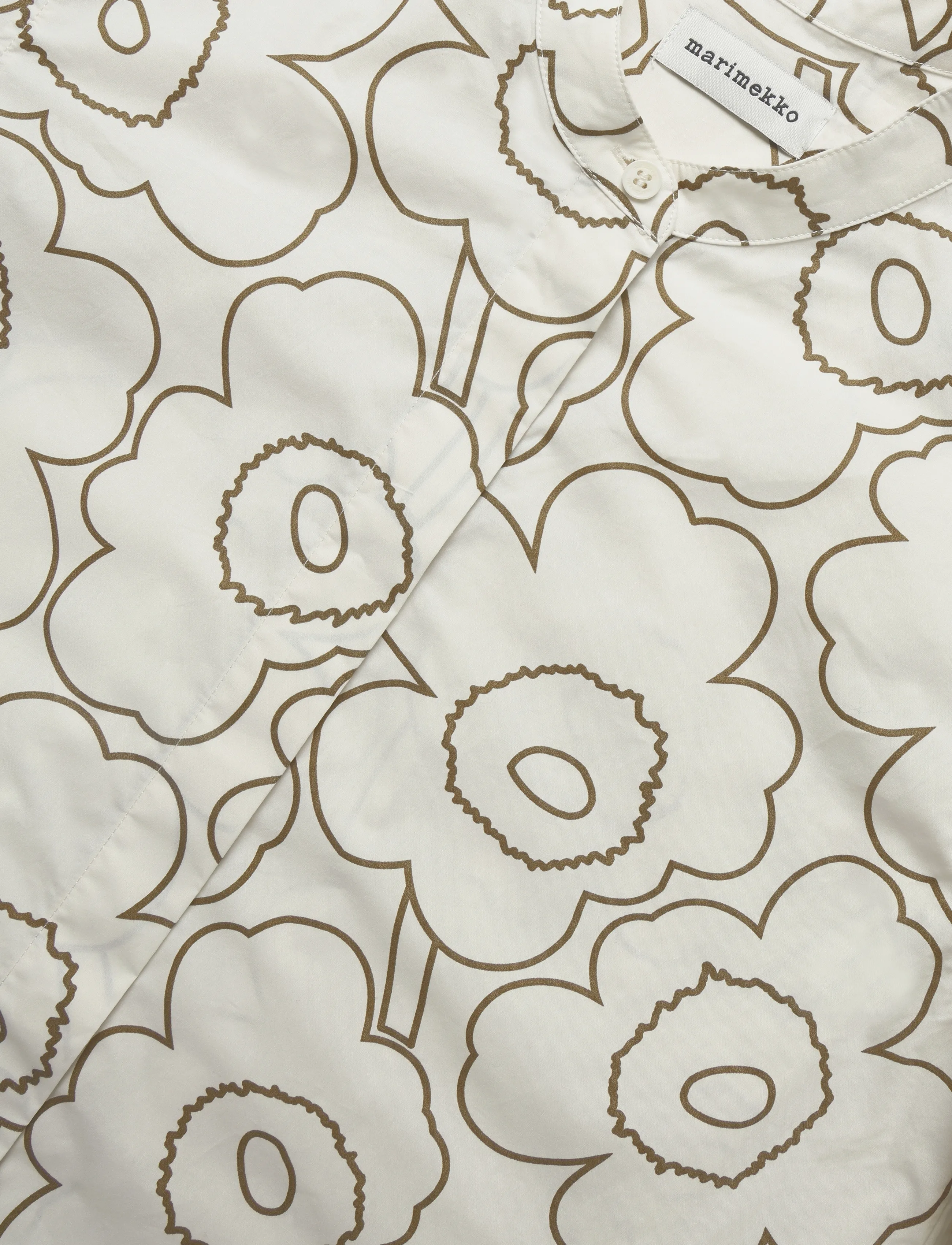 Marimekko - LOHKO PIIRTO UNIKKO - off white, olive green - 5