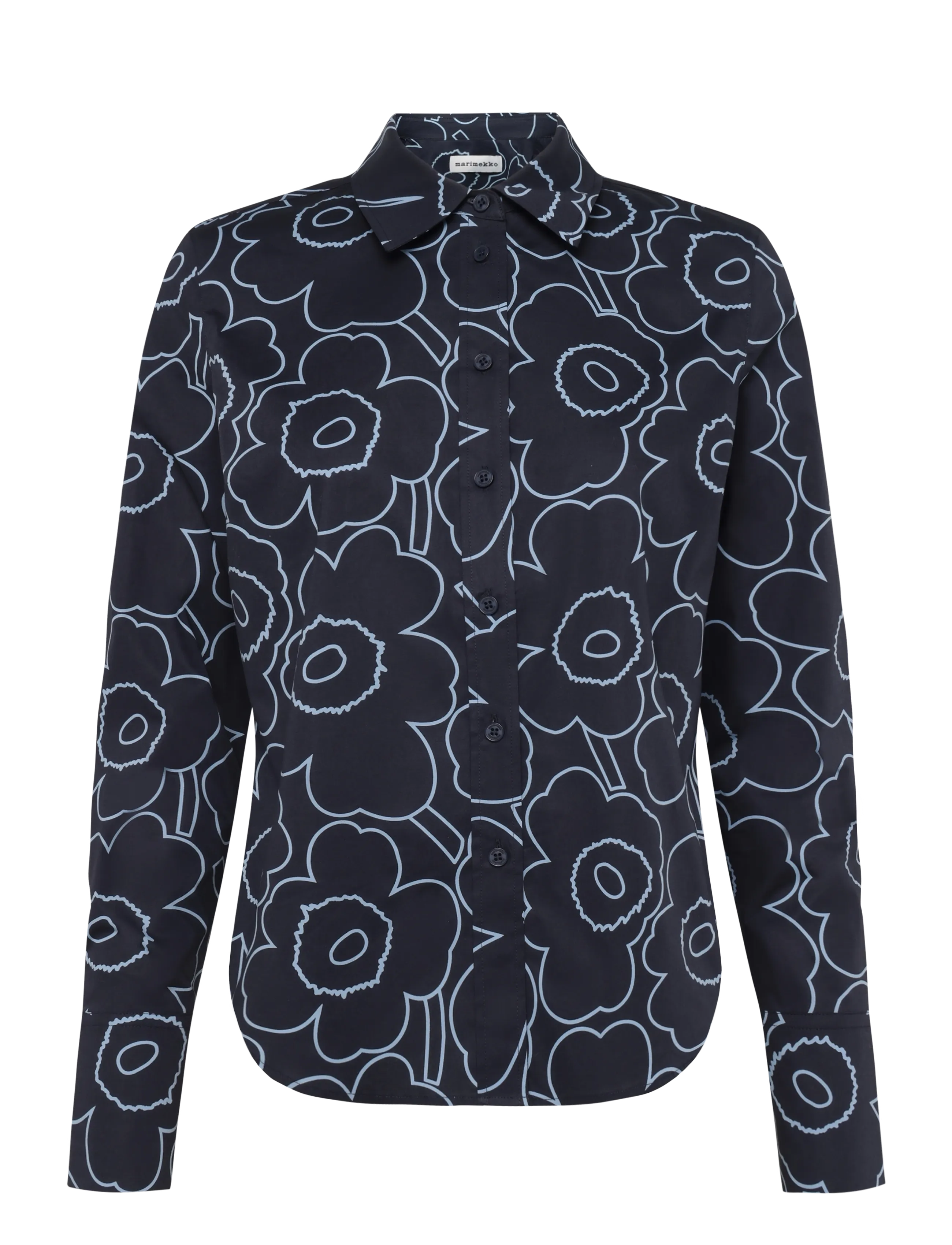Marimekko INNOTA PIIRTO UNIKKO - Long-sleeved shirts - DARK BLUE, LIGHT BLUE / navy