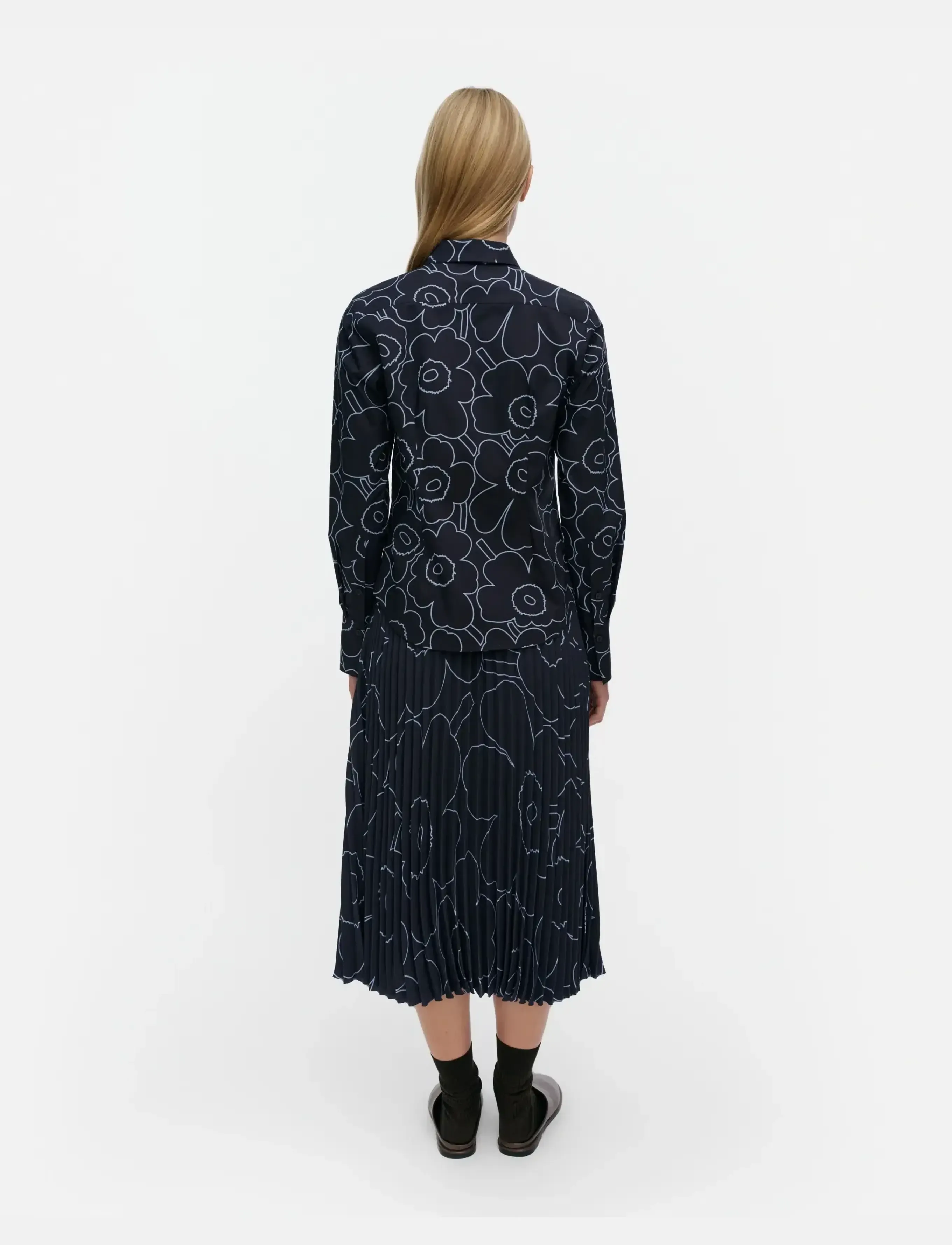 Marimekko - INNOTA PIIRTO UNIKKO - dark blue, light blue - 4