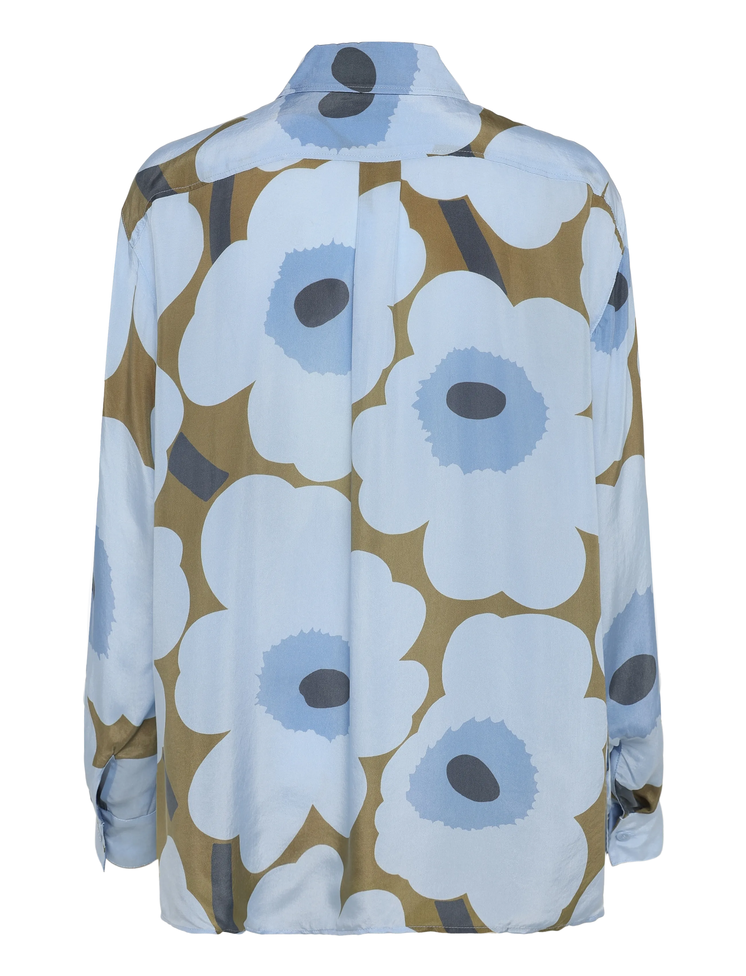 Marimekko - JÄRKI UNIKKO - light blue, olive green - 2