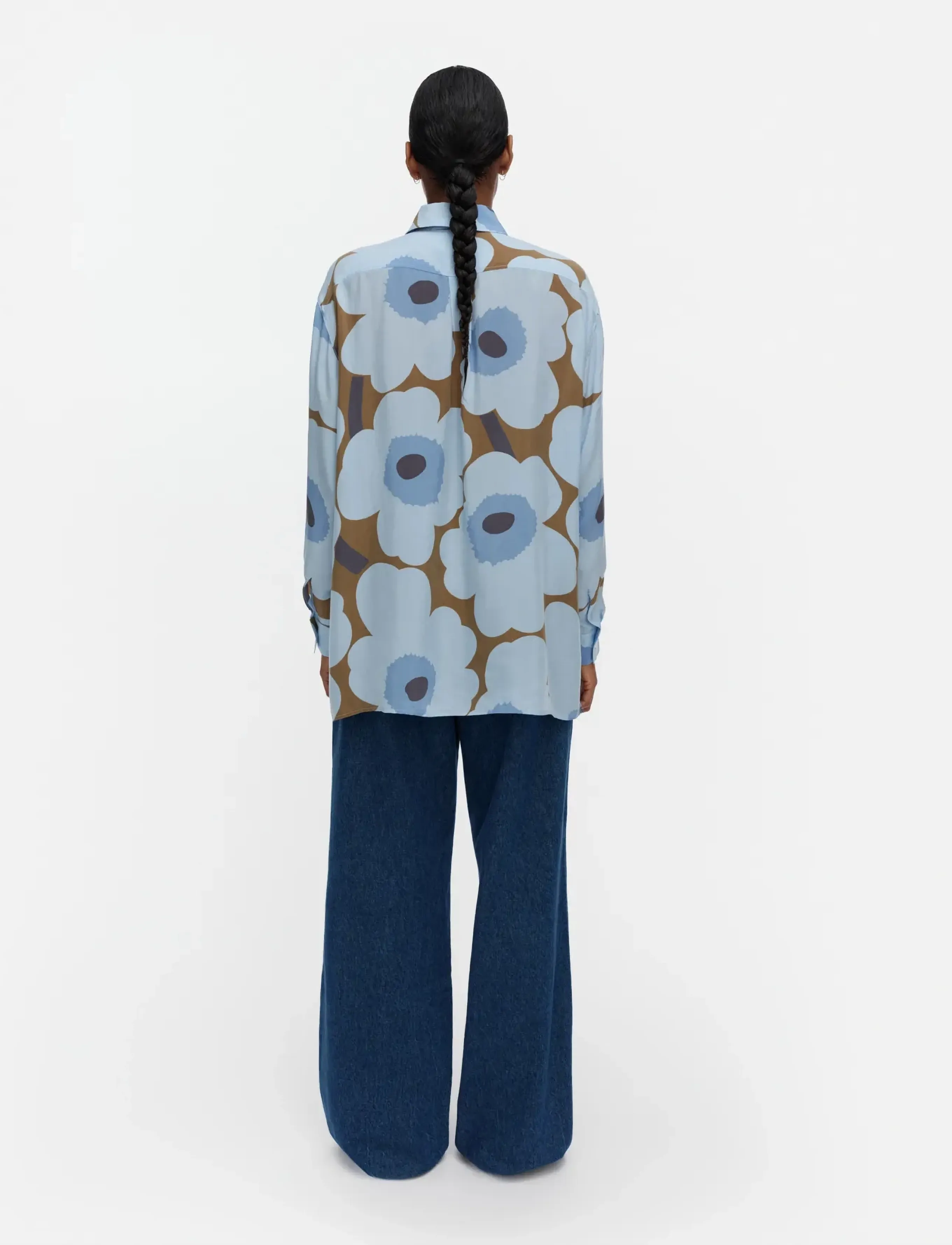Marimekko - JÄRKI UNIKKO - light blue, olive green - 4