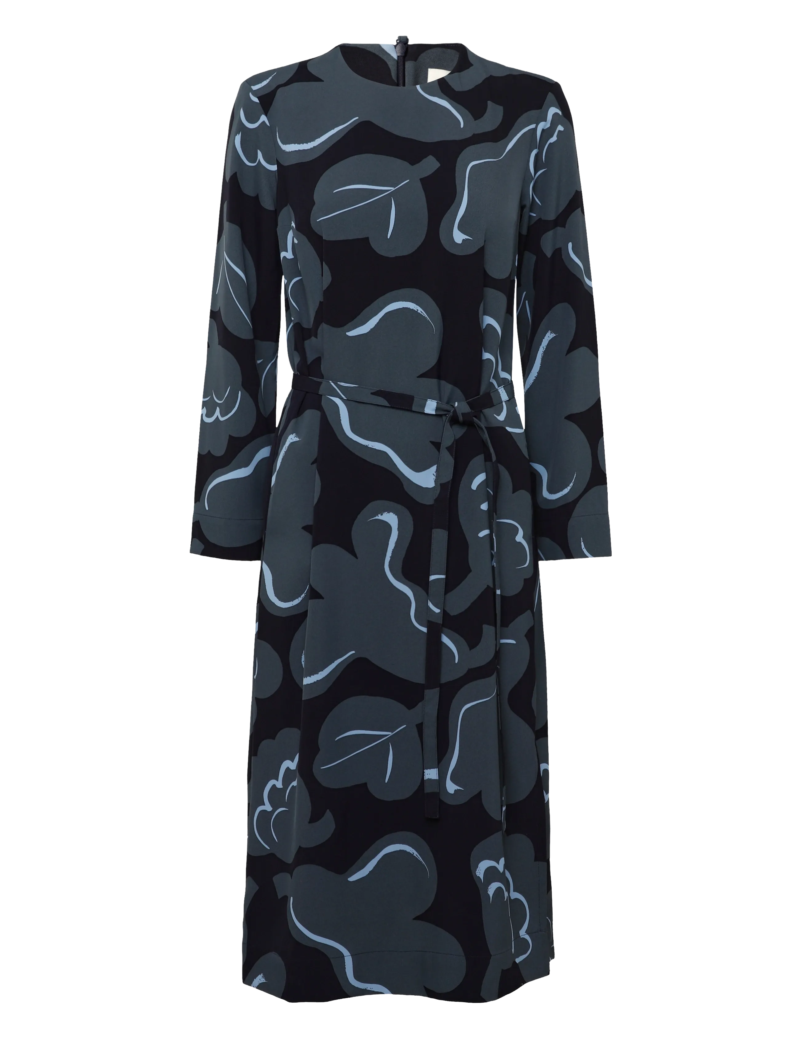 Marimekko - PUJOTUS KUKASTA KUKKAAN - grey, dark blue, light blue - 1