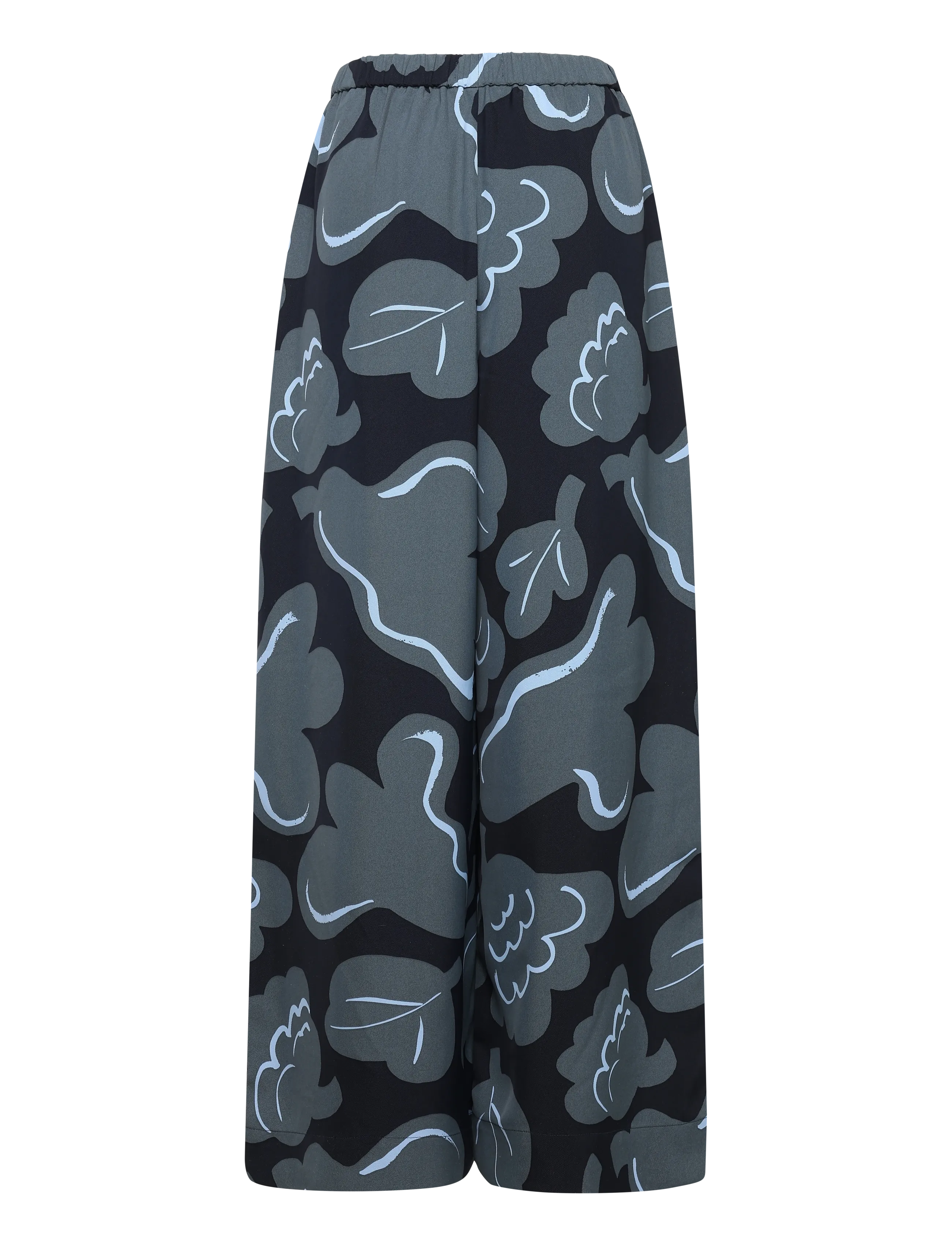 Marimekko - POLKU KUKASTA KUKKAAN - grey, dark blue, light blue - 2