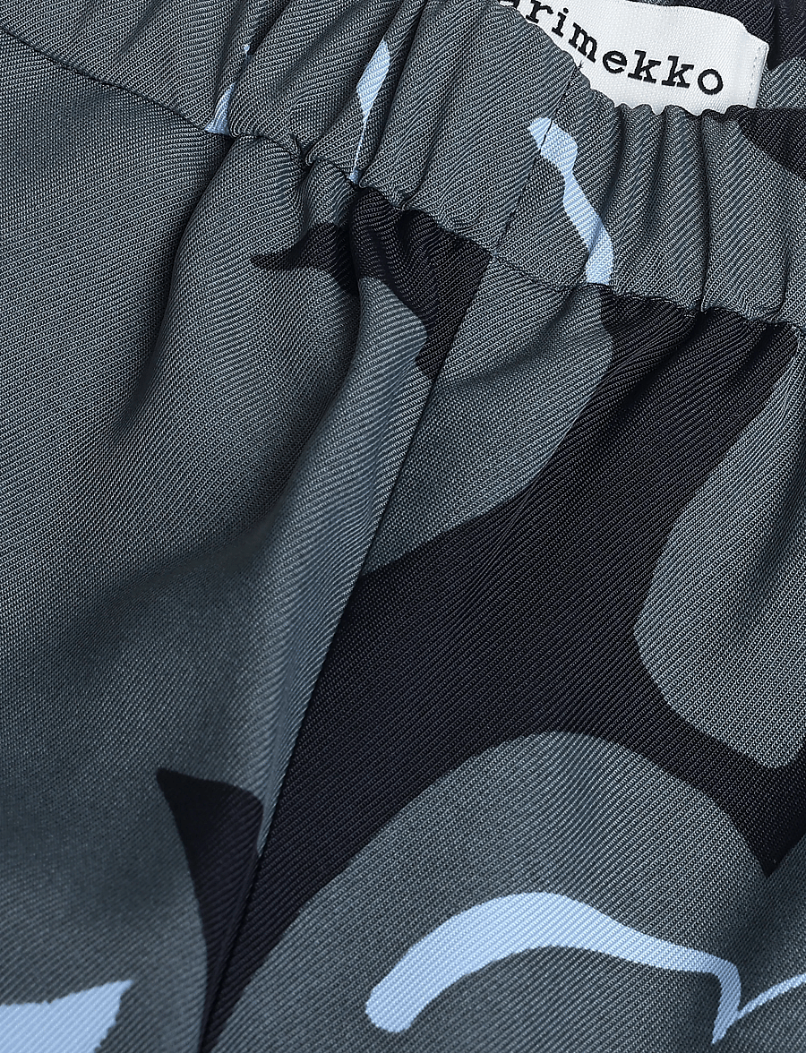 Marimekko - POLKU KUKASTA KUKKAAN - laia säärega püksid - grey, dark blue, light blue - 5