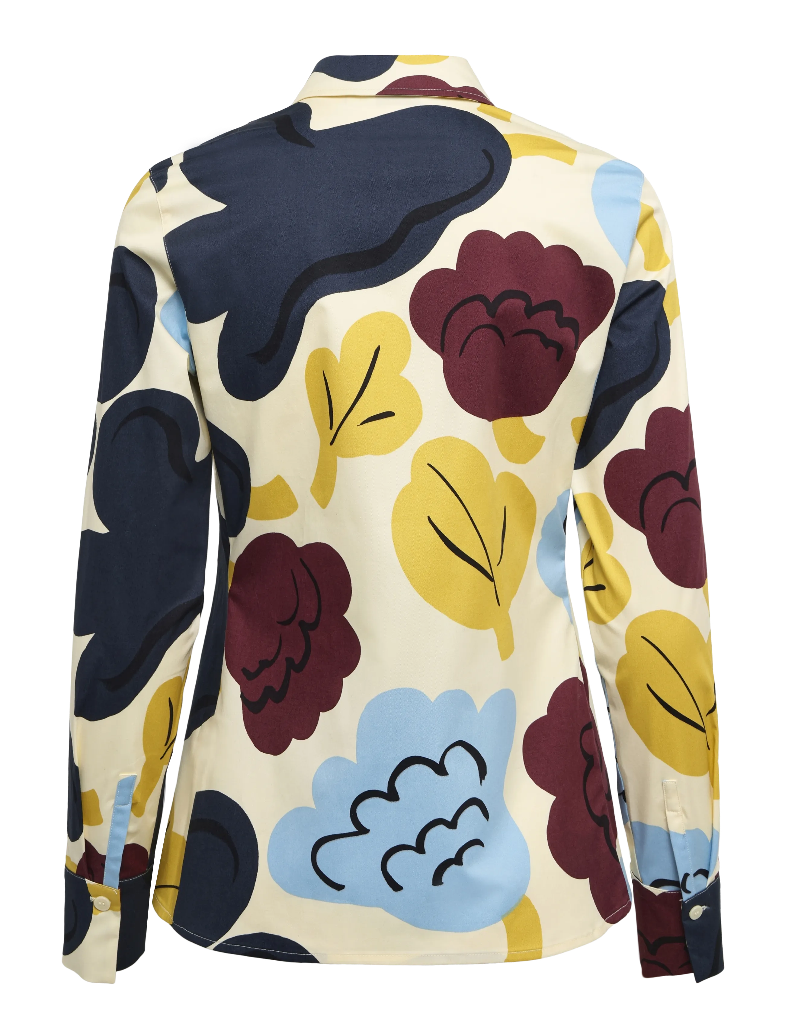 Marimekko - SPONTAANI KUKASTA KUKKAAN - lt. yellow, lt. blue, dk. blue - 2