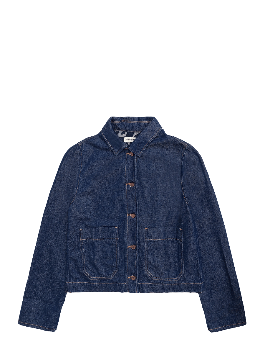 Marimekko - MARIDENIM KÄÄNTEET MINI UNIKKO - jeansjacken - dark indigo - 1