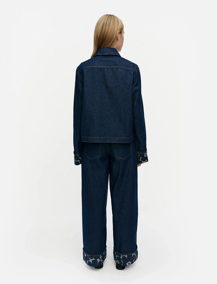 Marimekko - MARIDENIM KÄÄNTEET MINI UNIKKO - jeansjacken - dark indigo - 4