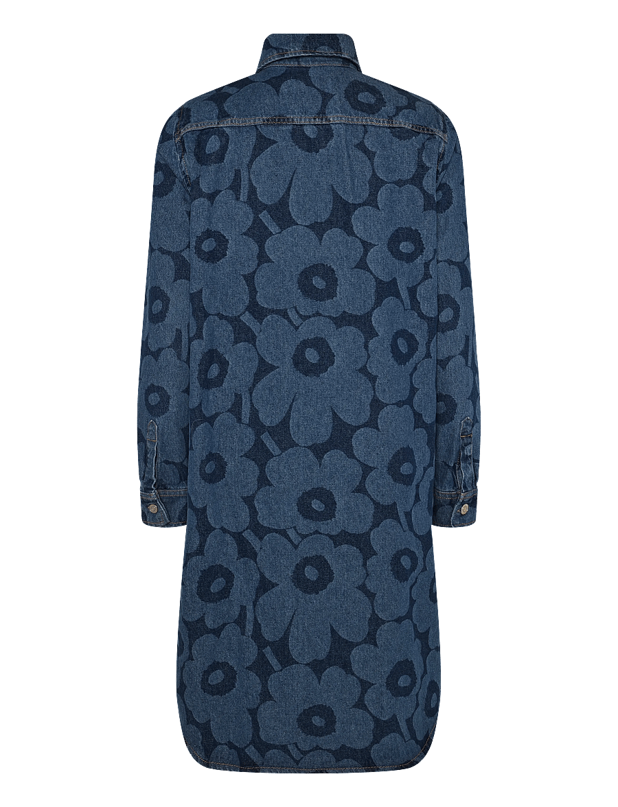 Marimekko - MARIDENIM NÄKEMYS UNIKKO - jeanskleider - mid indigo - 2