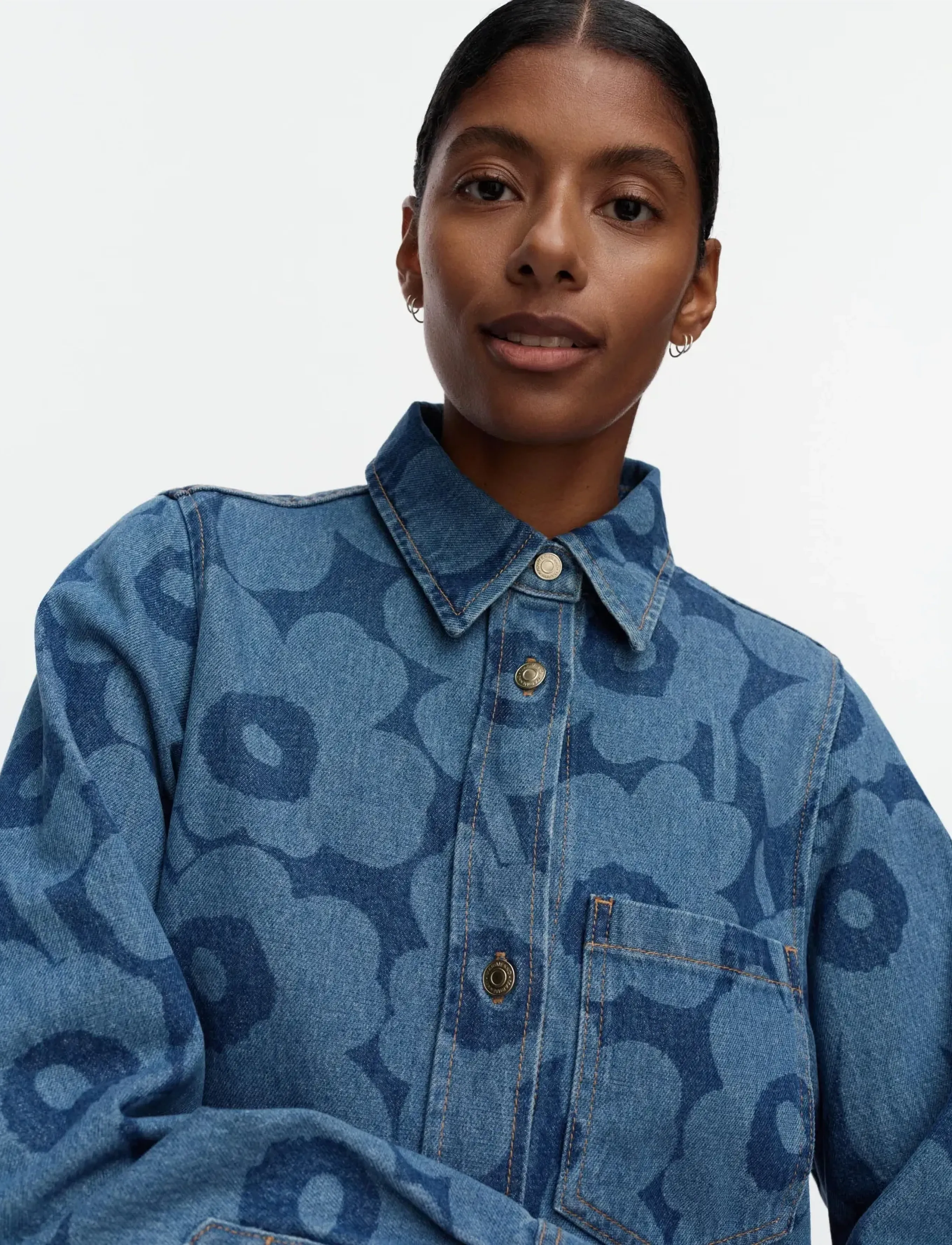 Marimekko - MARIDENIM NÄKEMYS UNIKKO - jeanskleider - mid indigo - 3