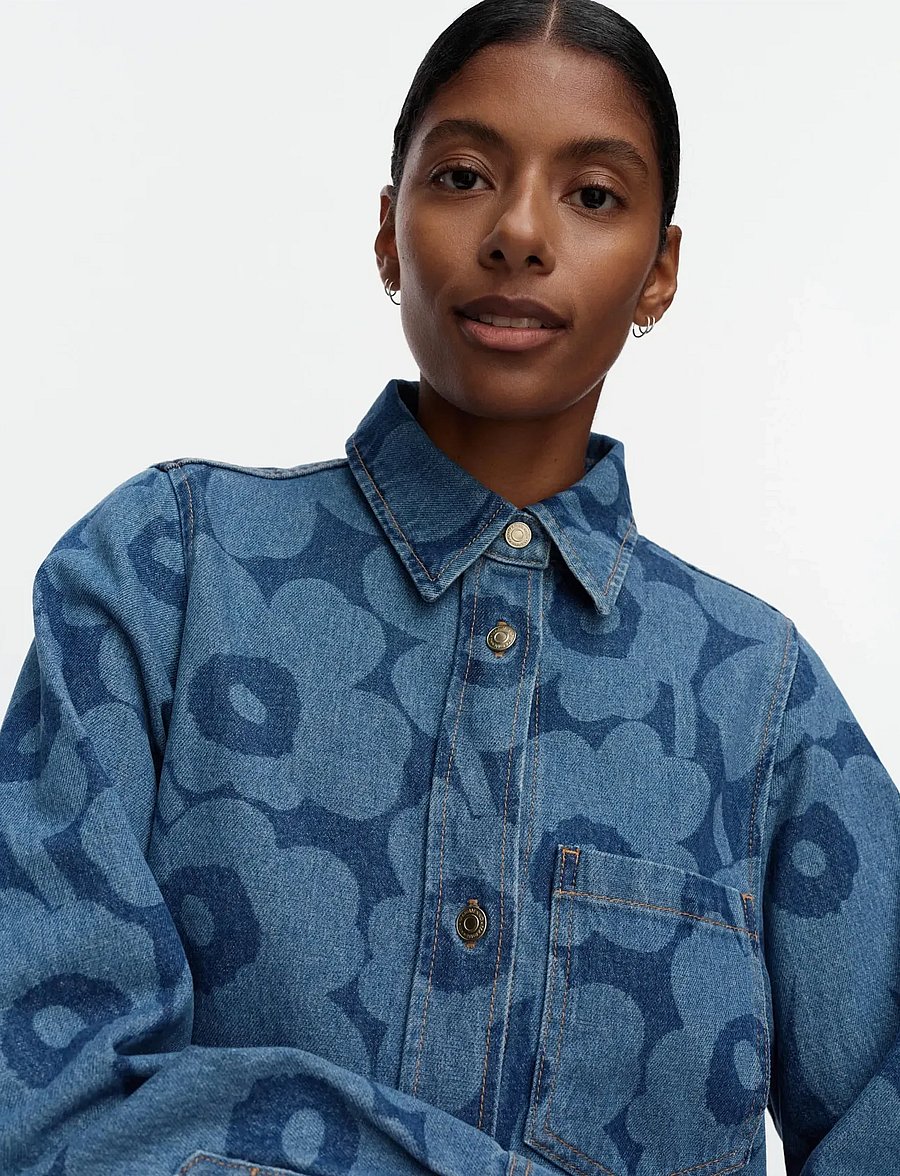 Marimekko - MARIDENIM NÄKEMYS UNIKKO - jeanskleider - mid indigo - 3
