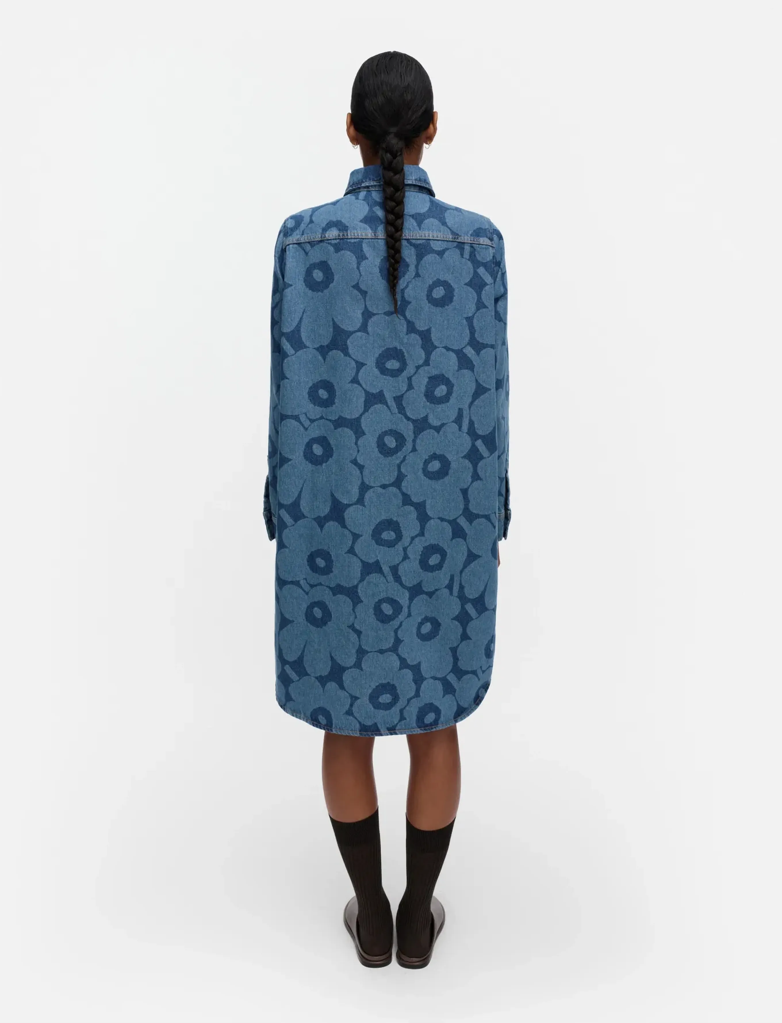 Marimekko - MARIDENIM NÄKEMYS UNIKKO - jeanskleider - mid indigo - 4