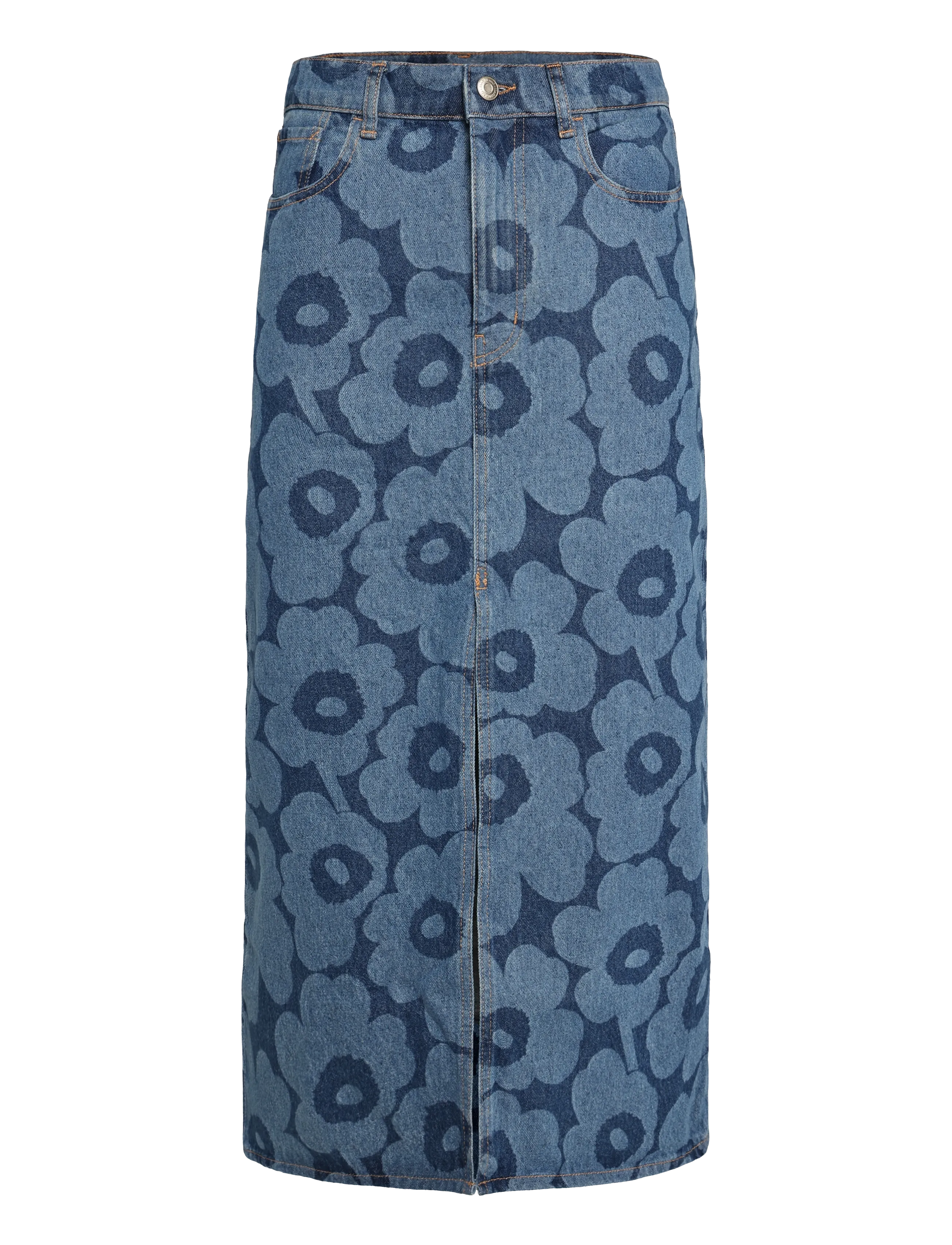 Marimekko MARIDENIM KUVASTUMA UNIKKO - Röcke - MID INDIGO / blue