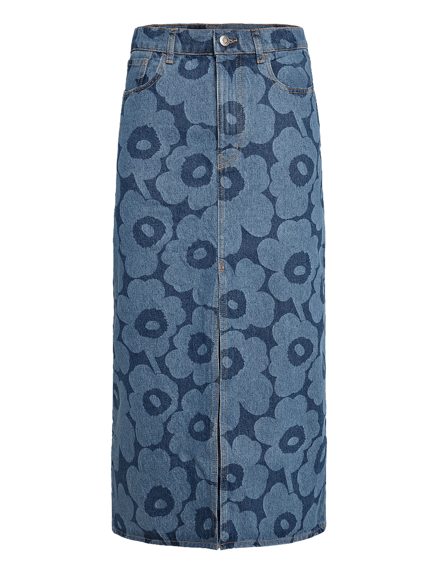 Marimekko - MARIDENIM KUVASTUMA UNIKKO - jeansröcke - mid indigo - 1