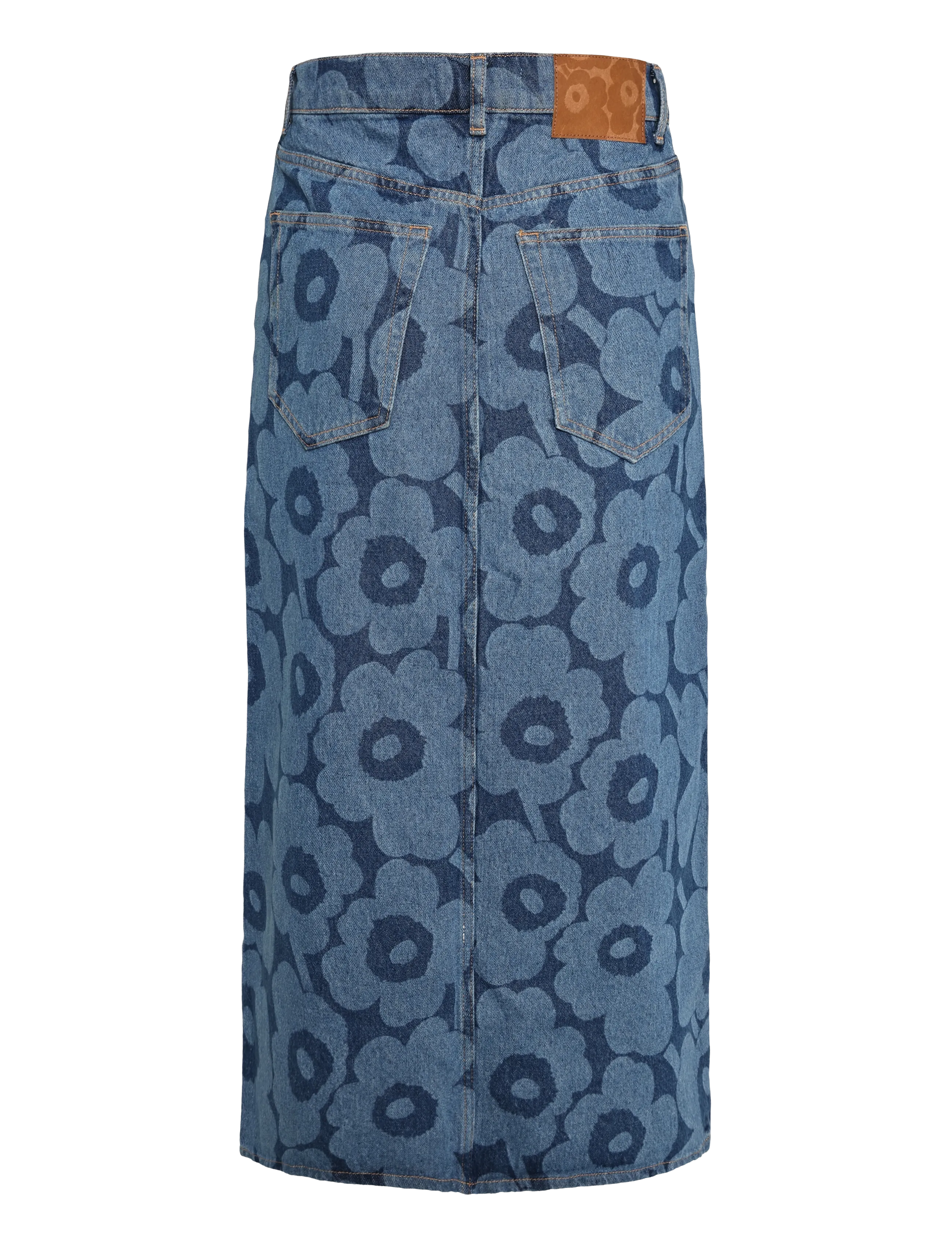 Marimekko - MARIDENIM KUVASTUMA UNIKKO - jeansröcke - mid indigo - 2