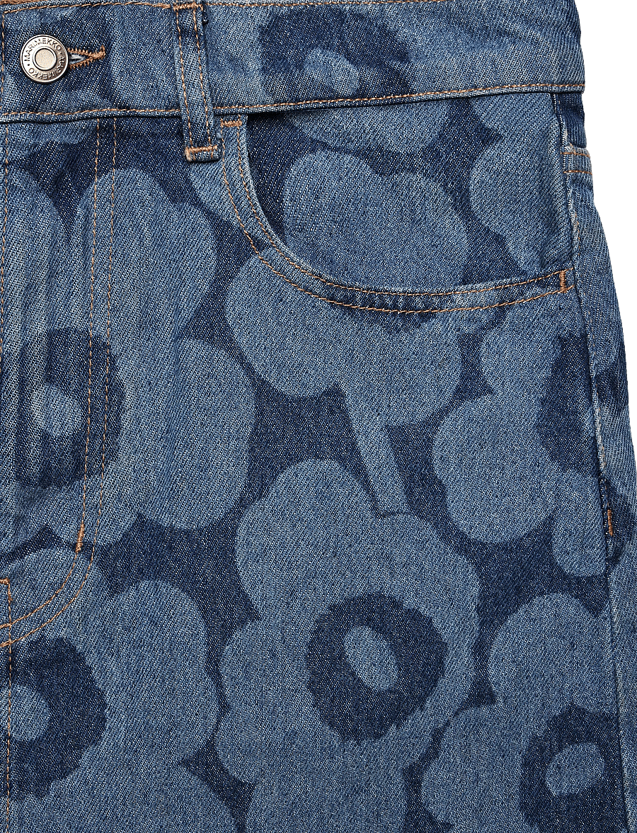 Marimekko - MARIDENIM KUVASTUMA UNIKKO - jeansröcke - mid indigo - 5