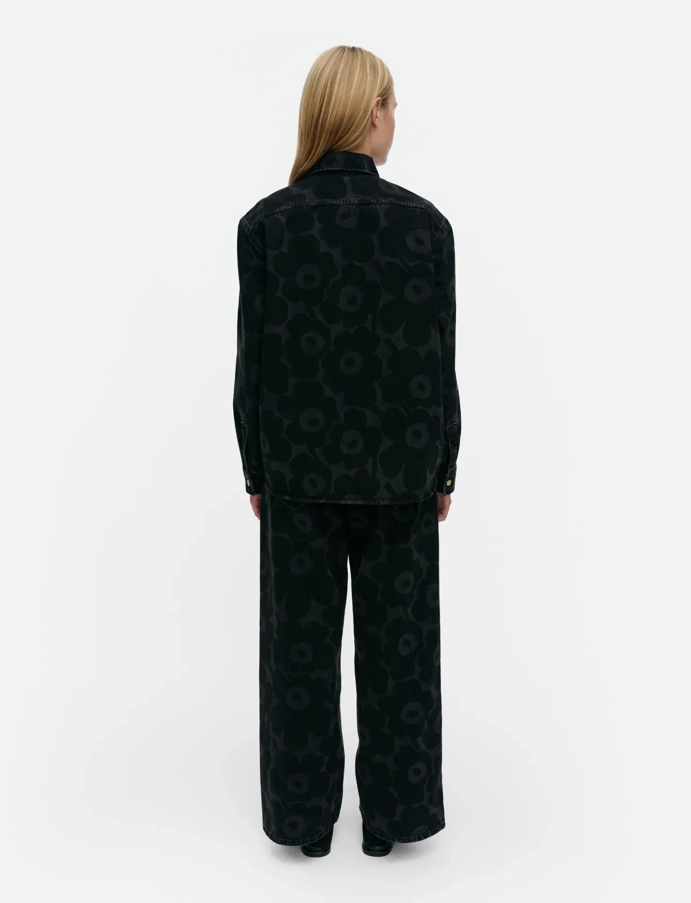 Marimekko - MARIDENIM VAIHE UNIKKO - jeansskjortor - washed black - 4