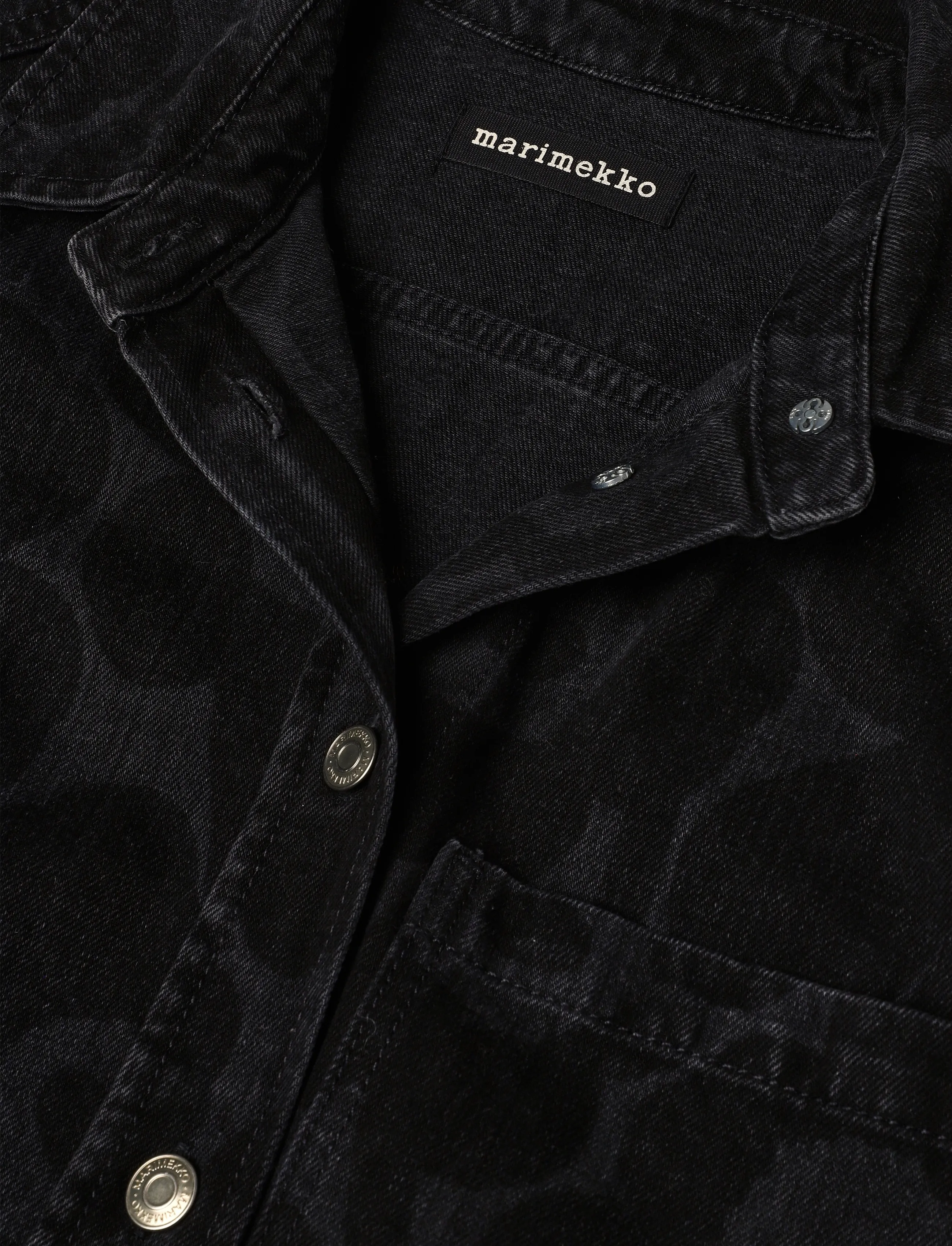 Marimekko - MARIDENIM VAIHE UNIKKO - jeansskjortor - washed black - 5