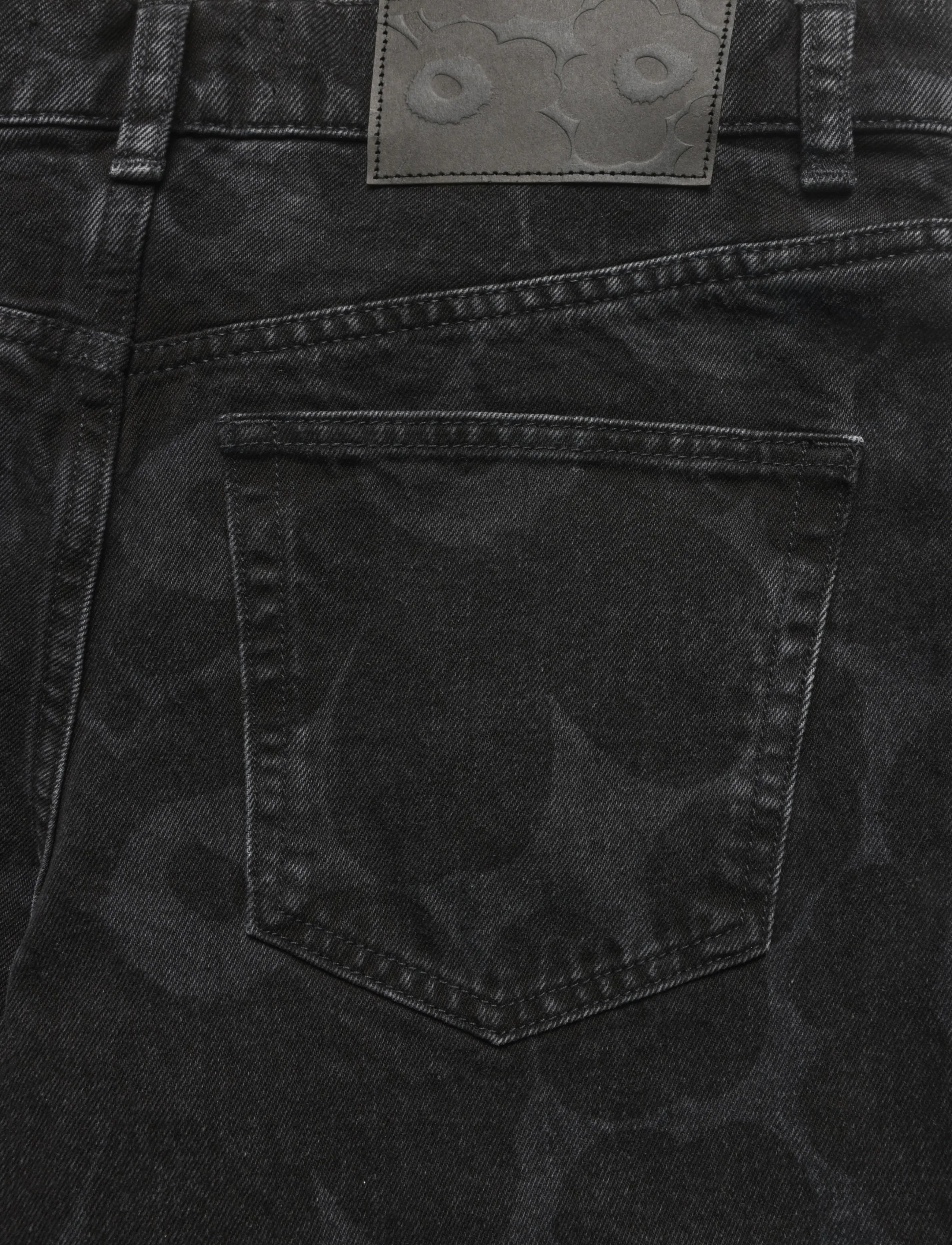 Marimekko - MARIDENIM BARREL UNIKKO - barrel jeans - washed black - 5