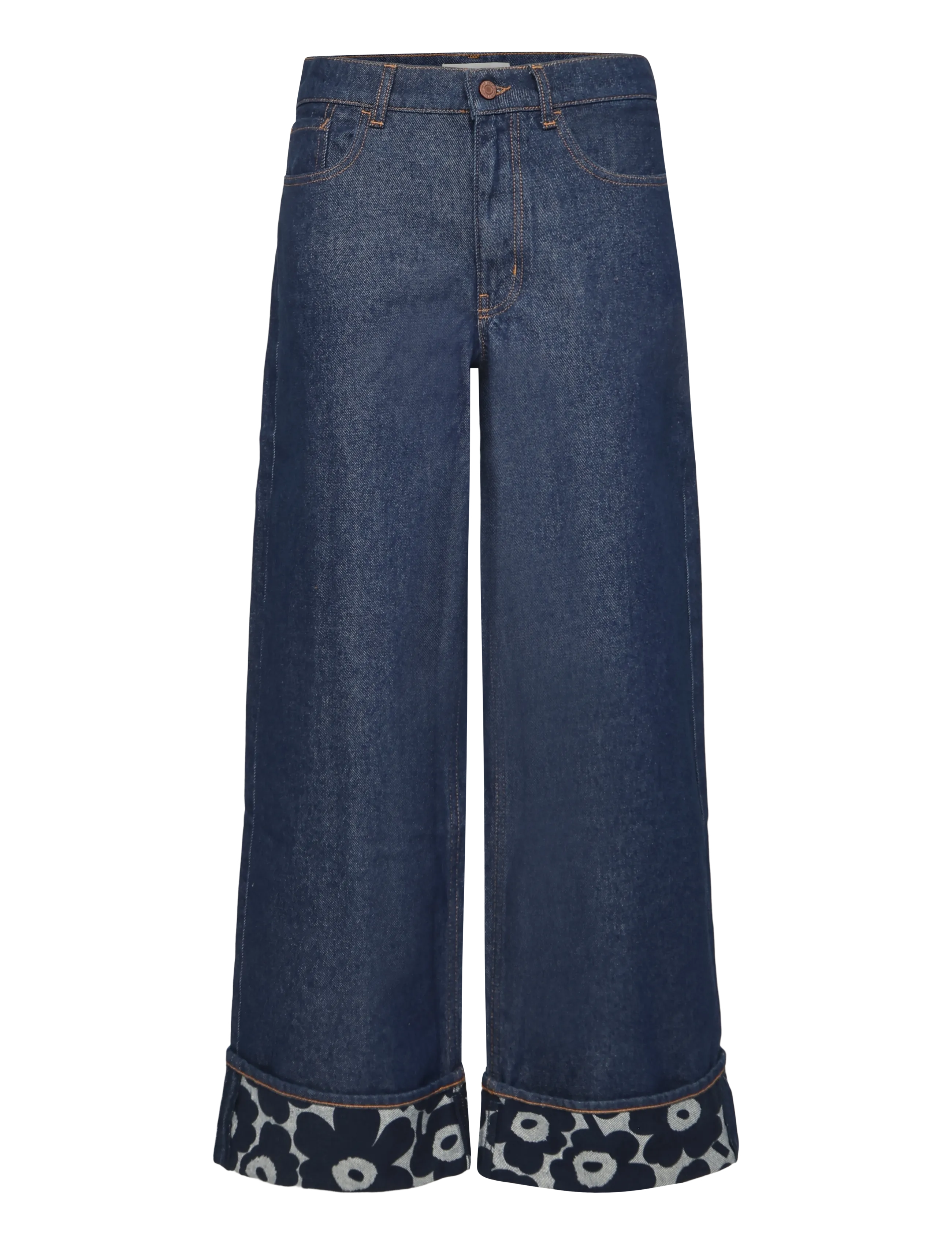 Marimekko - MARIDENIM LOOSE MINI UNIKKO - laia säärega teksad - dark indigo - 1