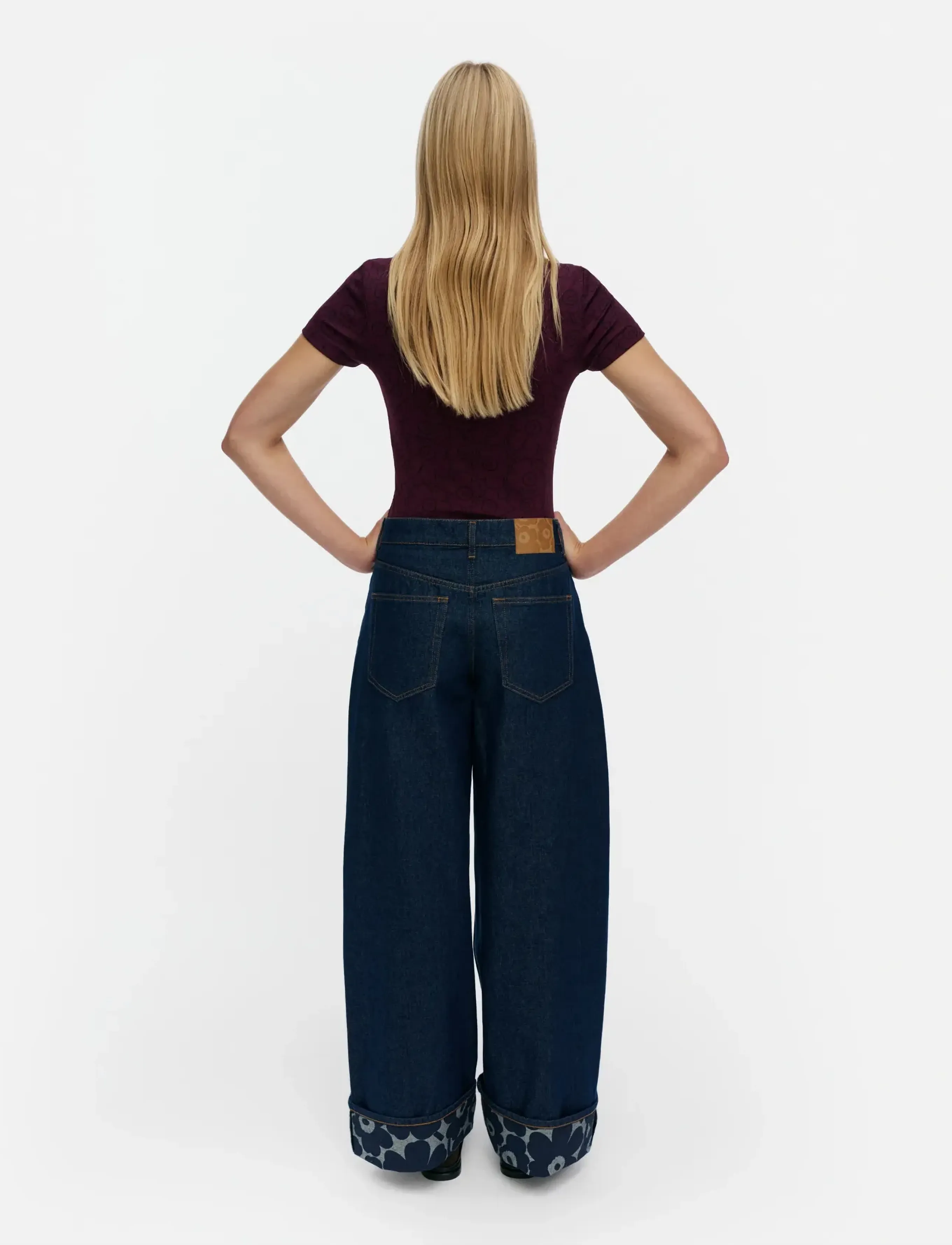 Marimekko - MARIDENIM LOOSE MINI UNIKKO - laia säärega teksad - dark indigo - 4