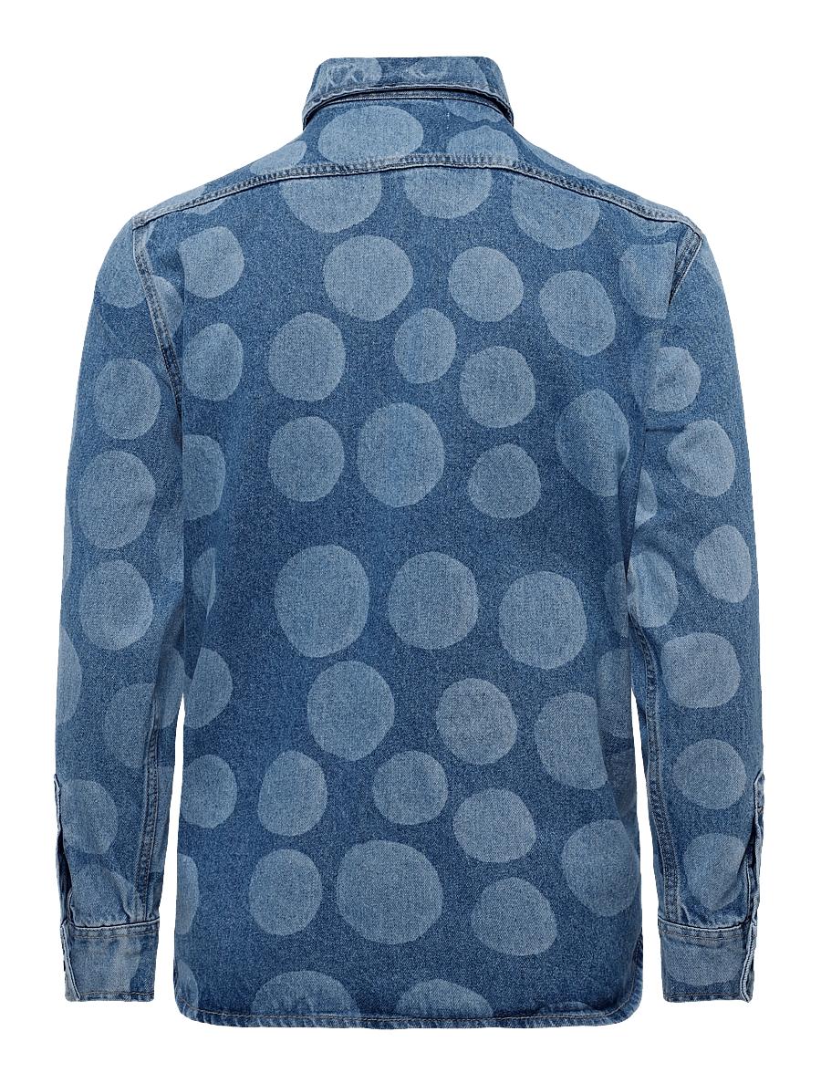 Marimekko - MARIDENIM VAIHE PETROOLI - jeansskjortor - used indigo - 2