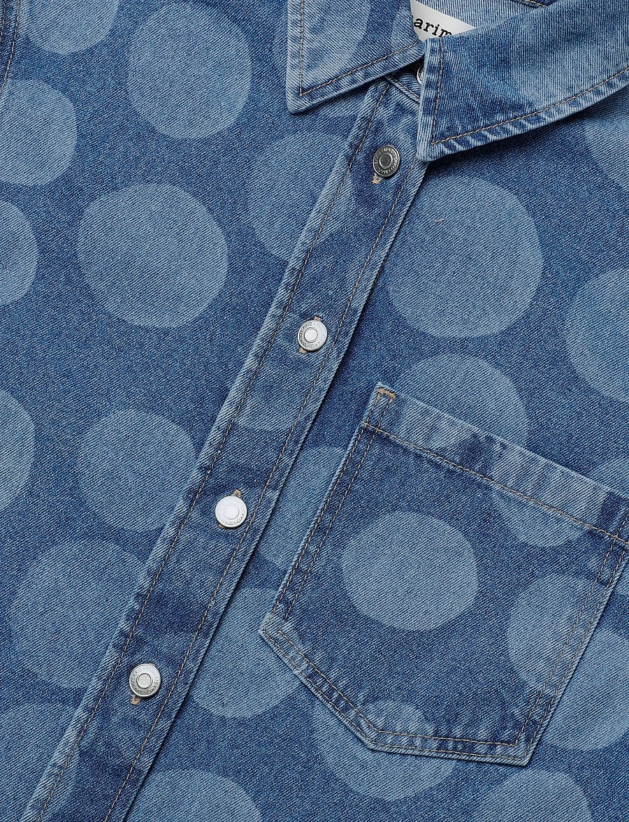Marimekko - MARIDENIM VAIHE PETROOLI - jeansskjortor - used indigo - 5