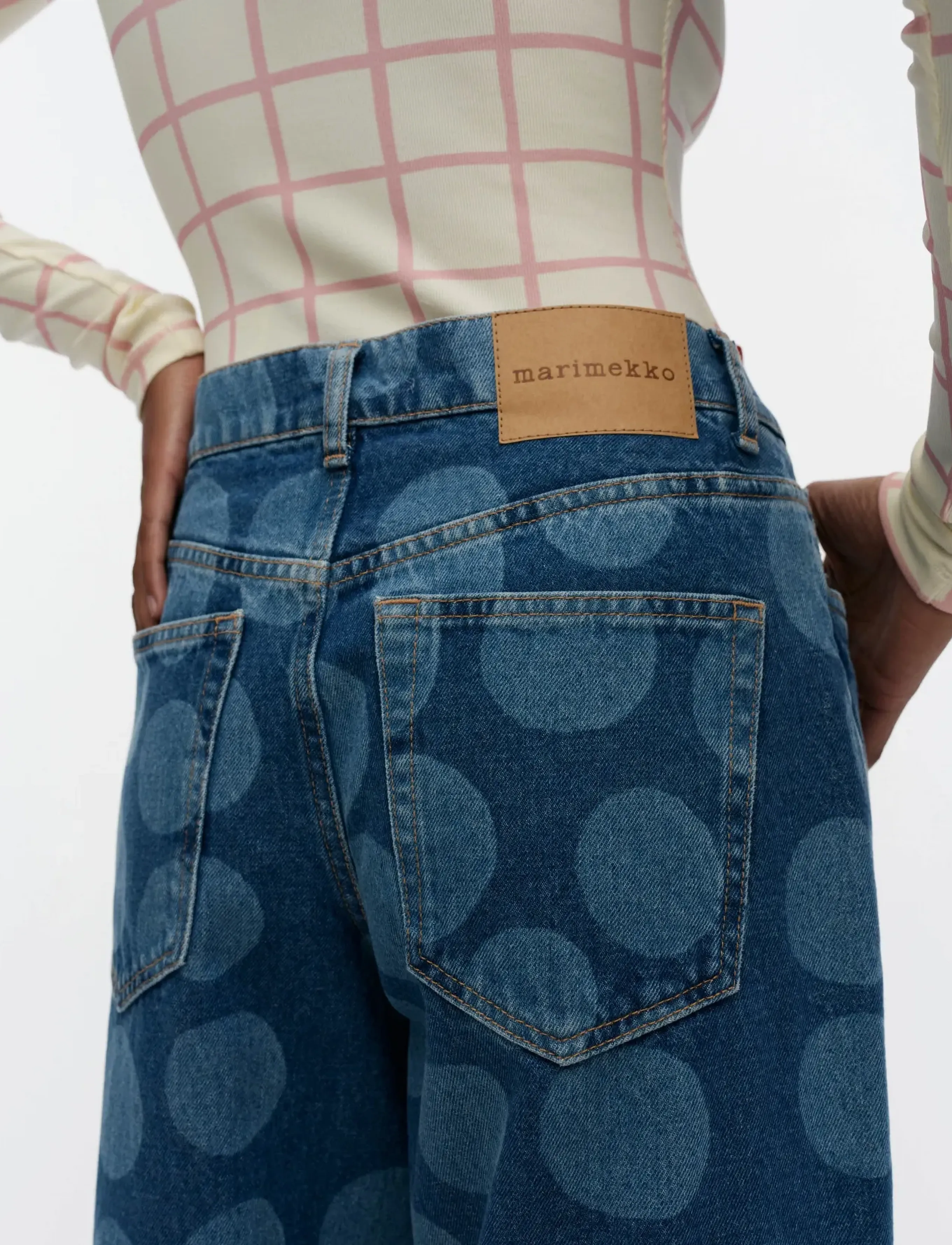 Marimekko - MARIDENIM LOOSE PETROOLI - used indigo - 3