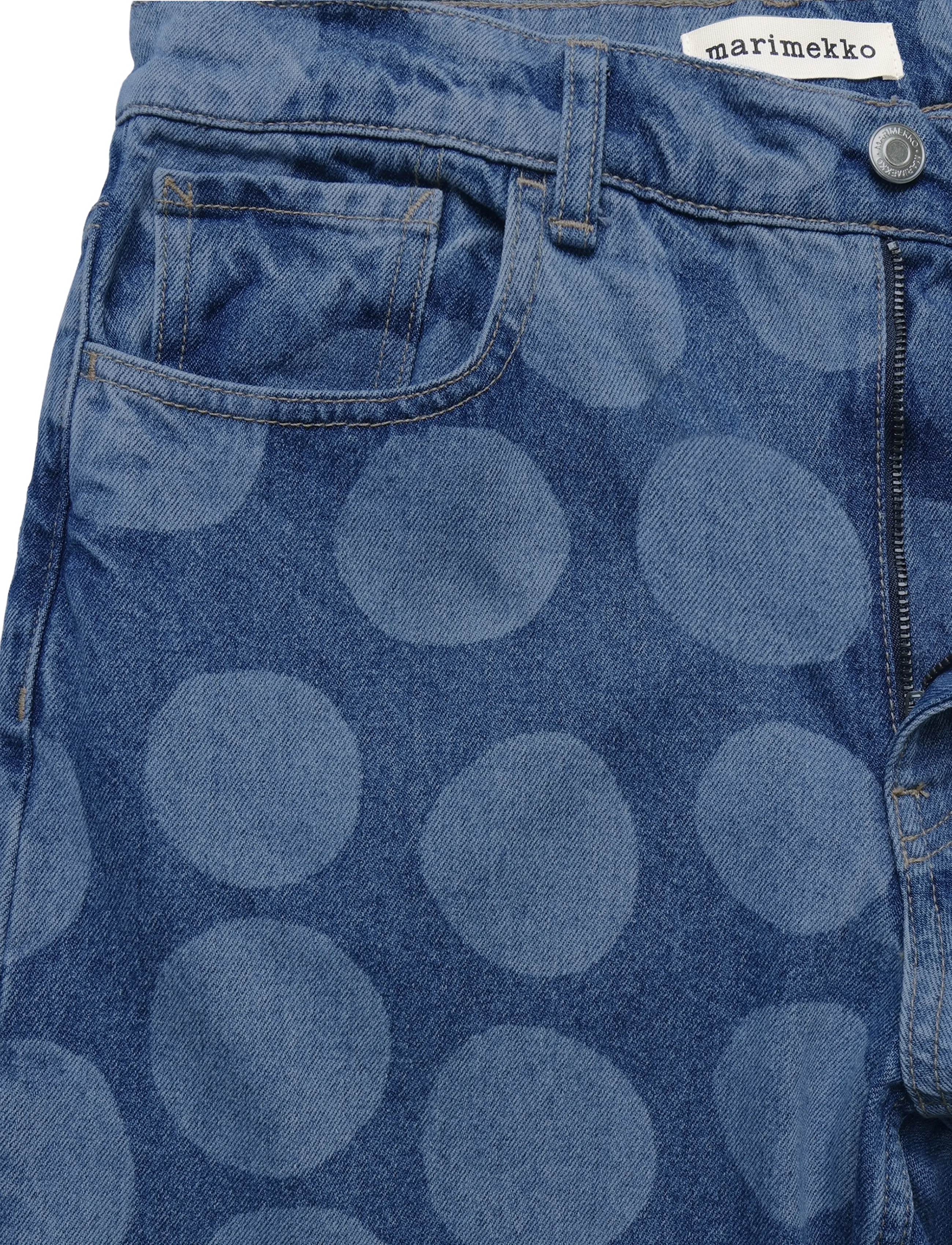 Marimekko - MARIDENIM LOOSE PETROOLI - used indigo - 5