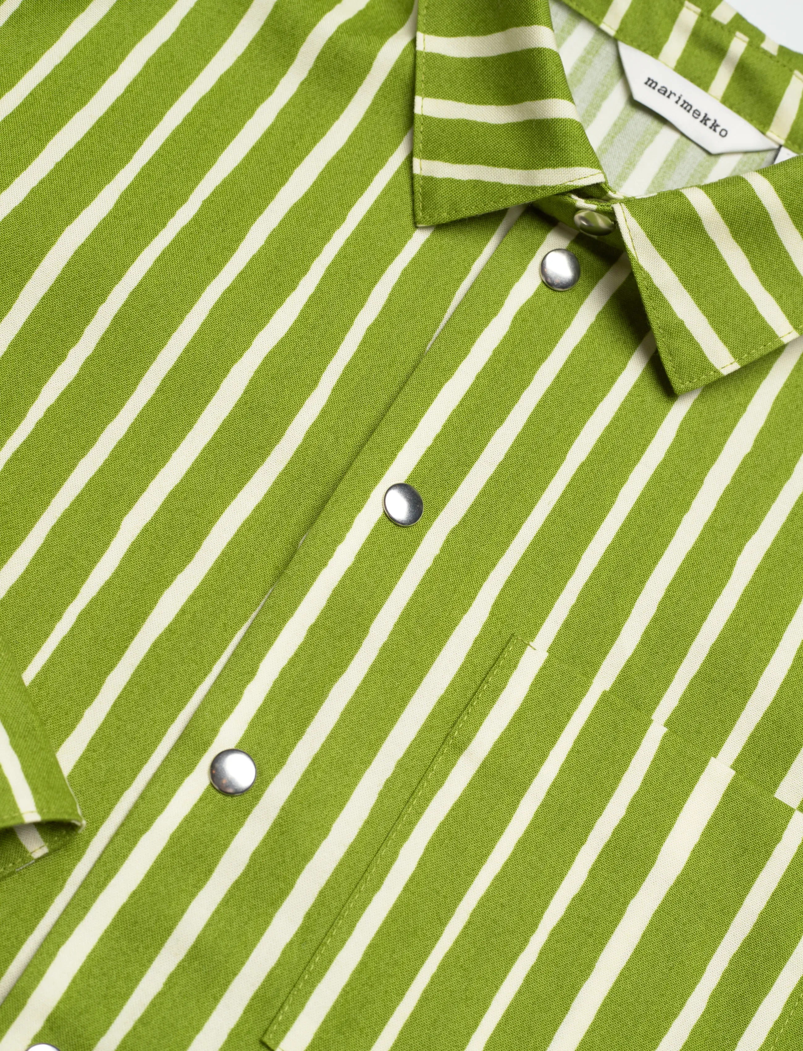 Marimekko - VINKKE PICCOLO - long-sleeved shirts - green, light yellow - 2