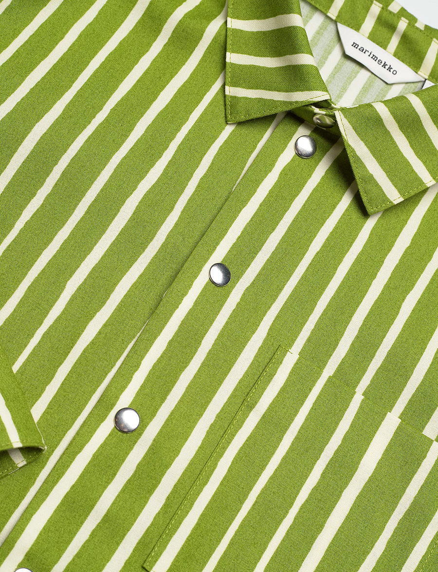 Marimekko - VINKKE PICCOLO - pikkade varrukatega särgid - green, light yellow - 2