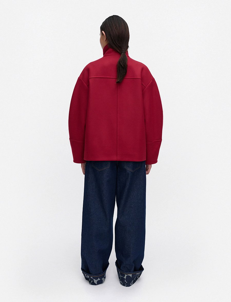 Marimekko - TYYSKI - uldjakker - red - 4