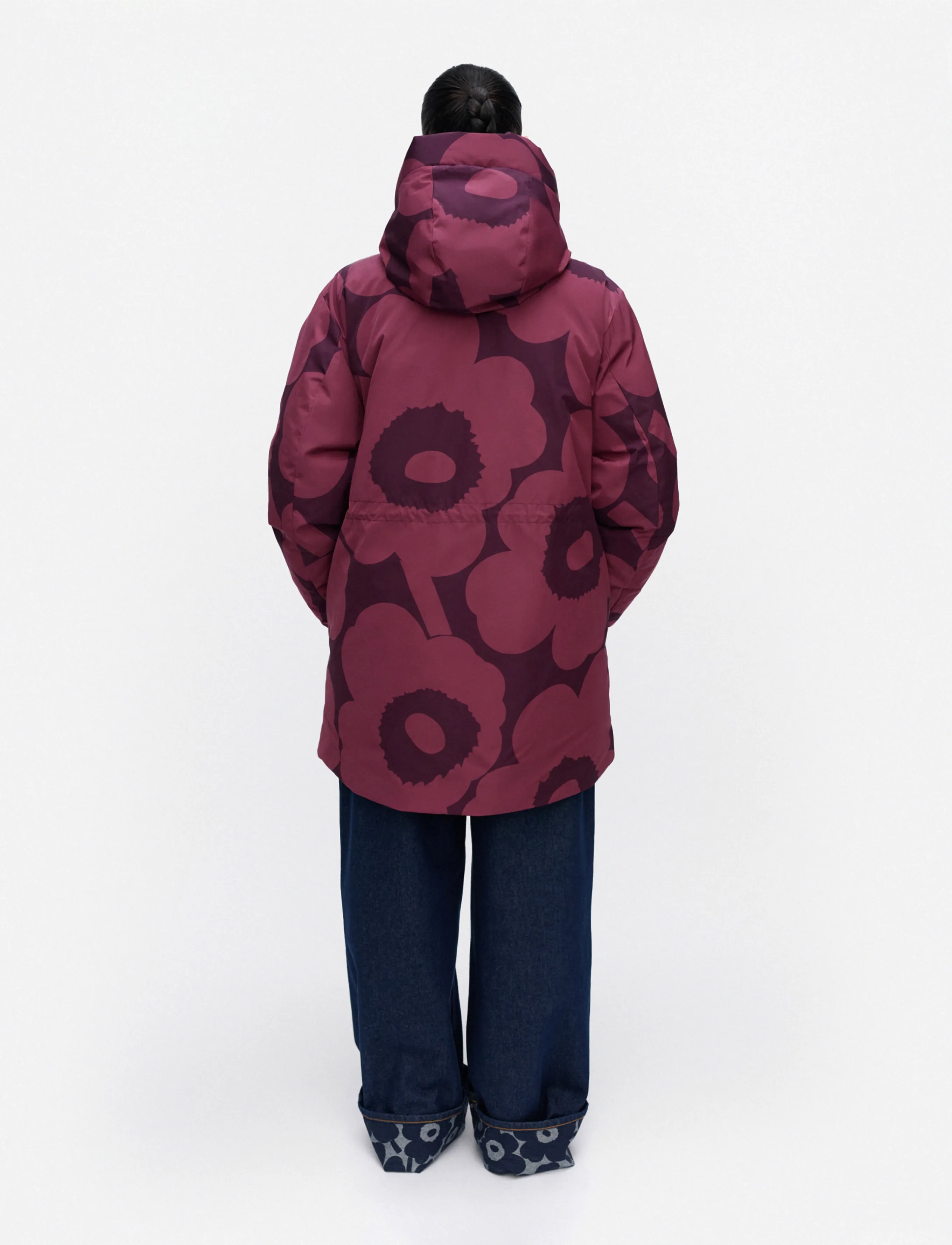 Marimekko - KÄÄNNÖS UNIKKO - vinterjakker - dark rose, dark purple - 4
