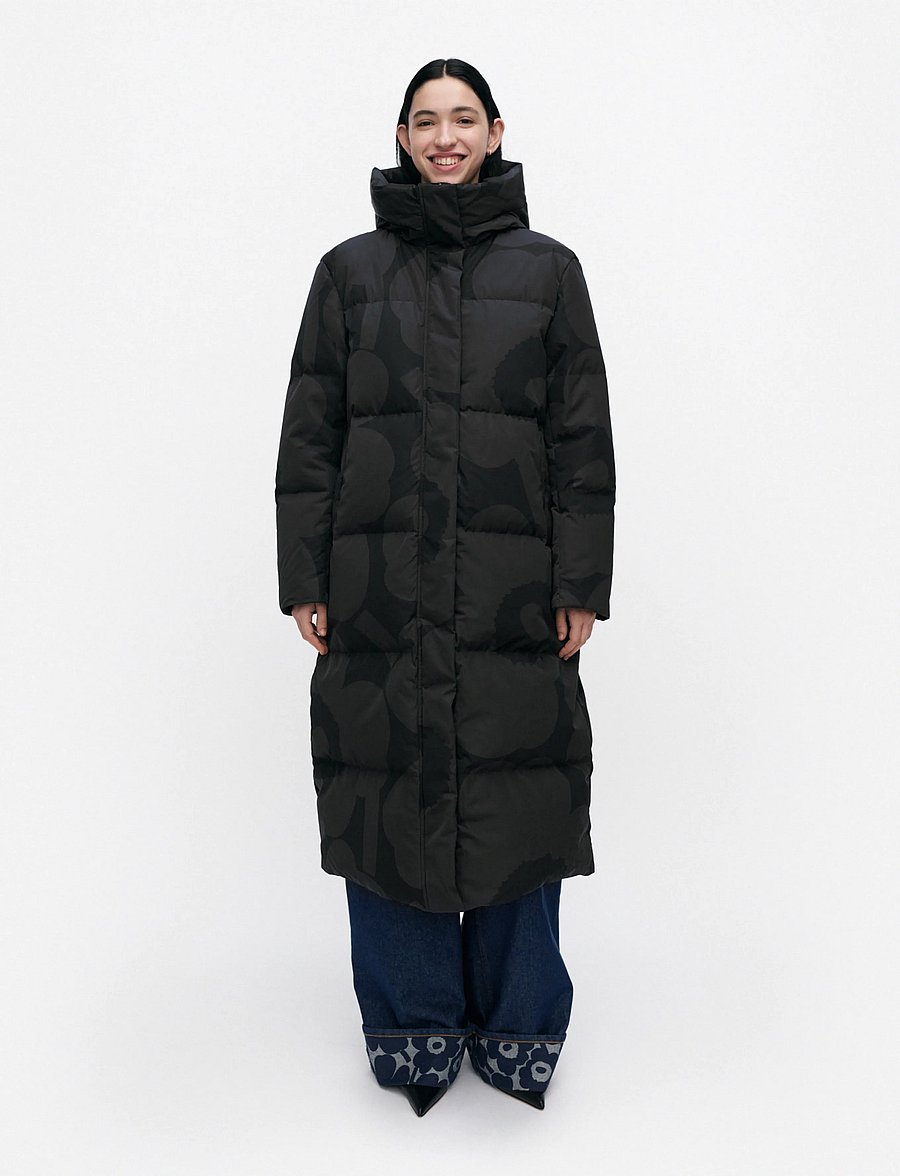 Marimekko - TAIOTTU UNIKKO - vinterjackor - black, dark grey - 0