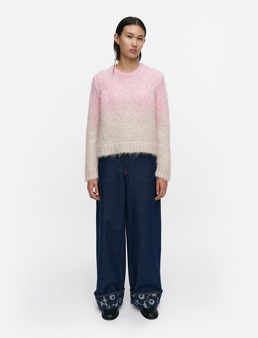 Marimekko - VIIPOTTAA HENNIKA - kampsunid - off white, light pink - 0