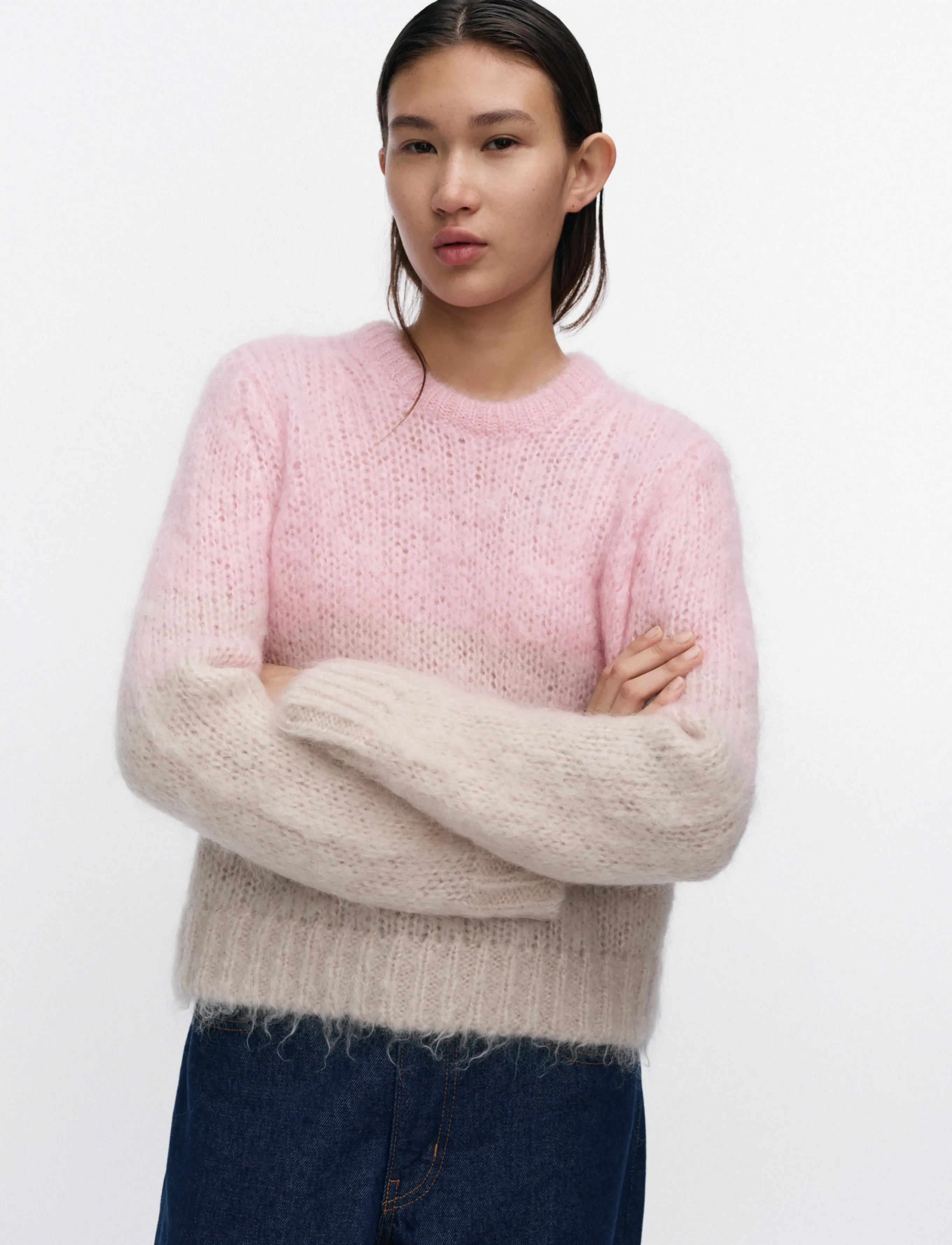Marimekko - VIIPOTTAA HENNIKA - pullover - off white, light pink - 3
